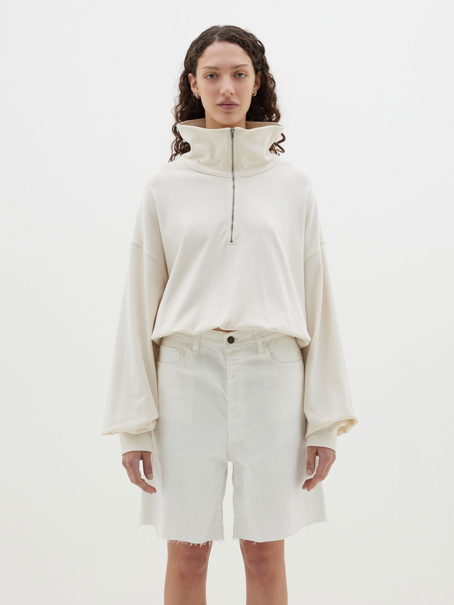 double jersey popover sweat