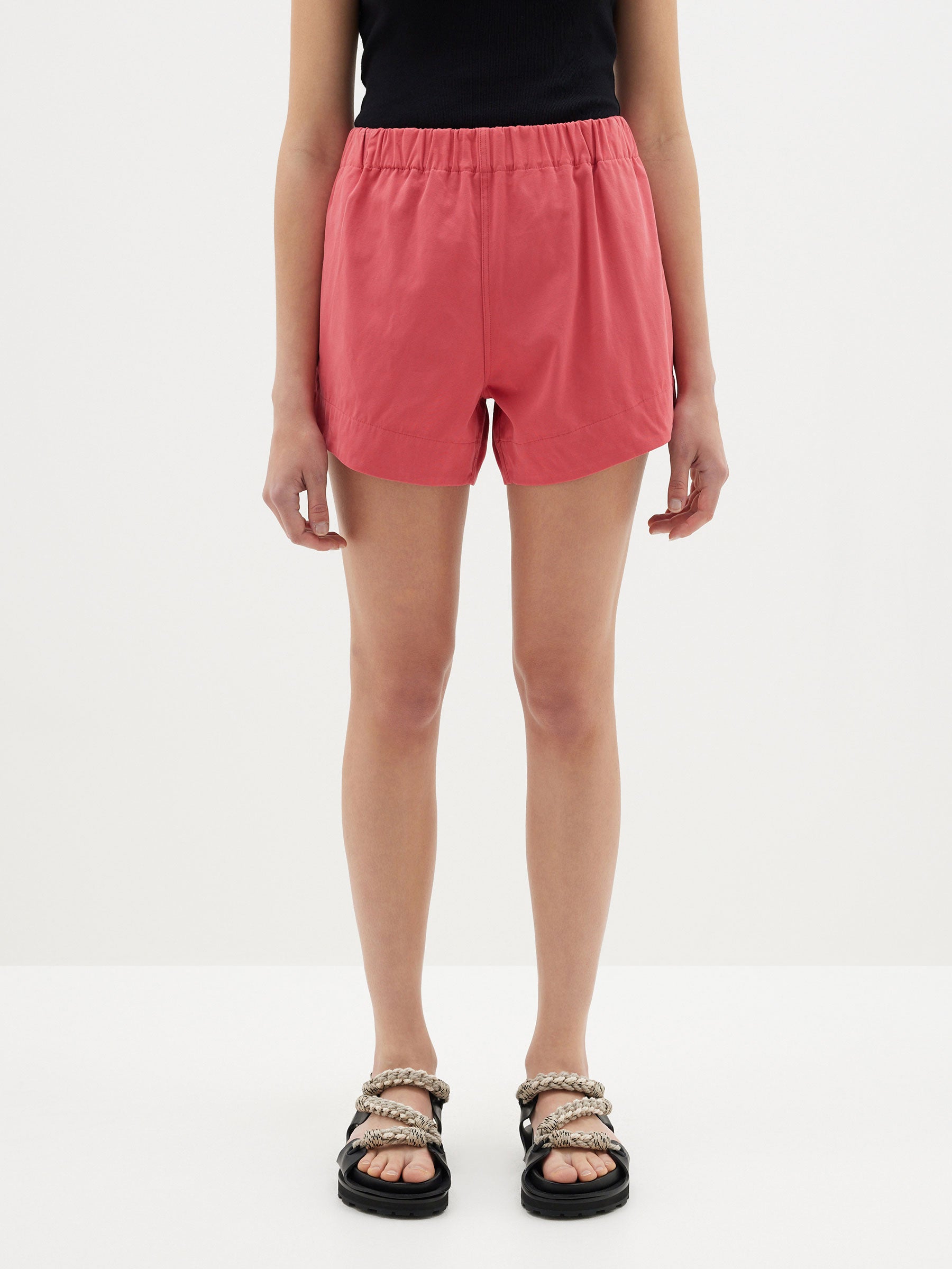 canvas flared short