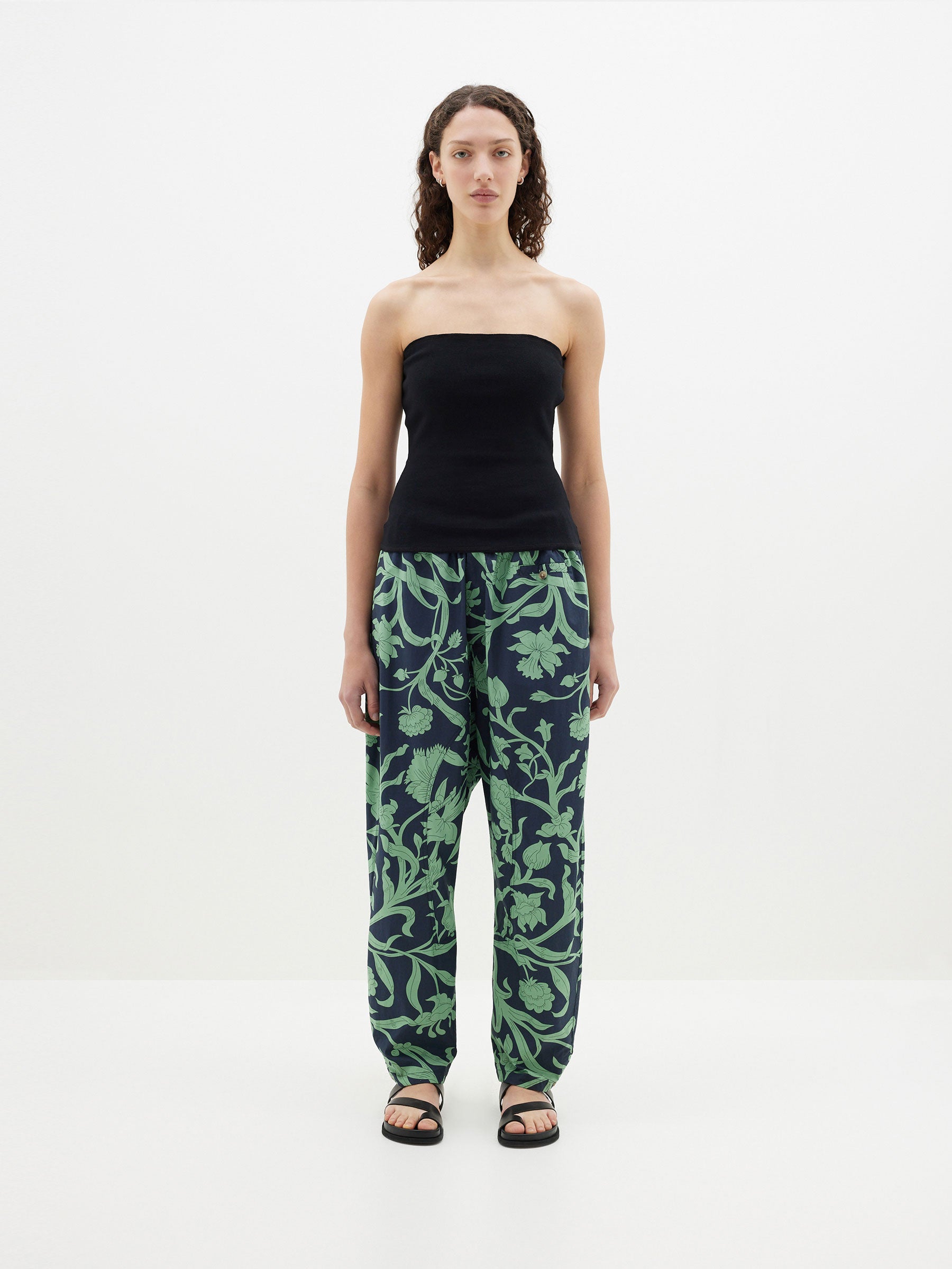 printed voluminous pant