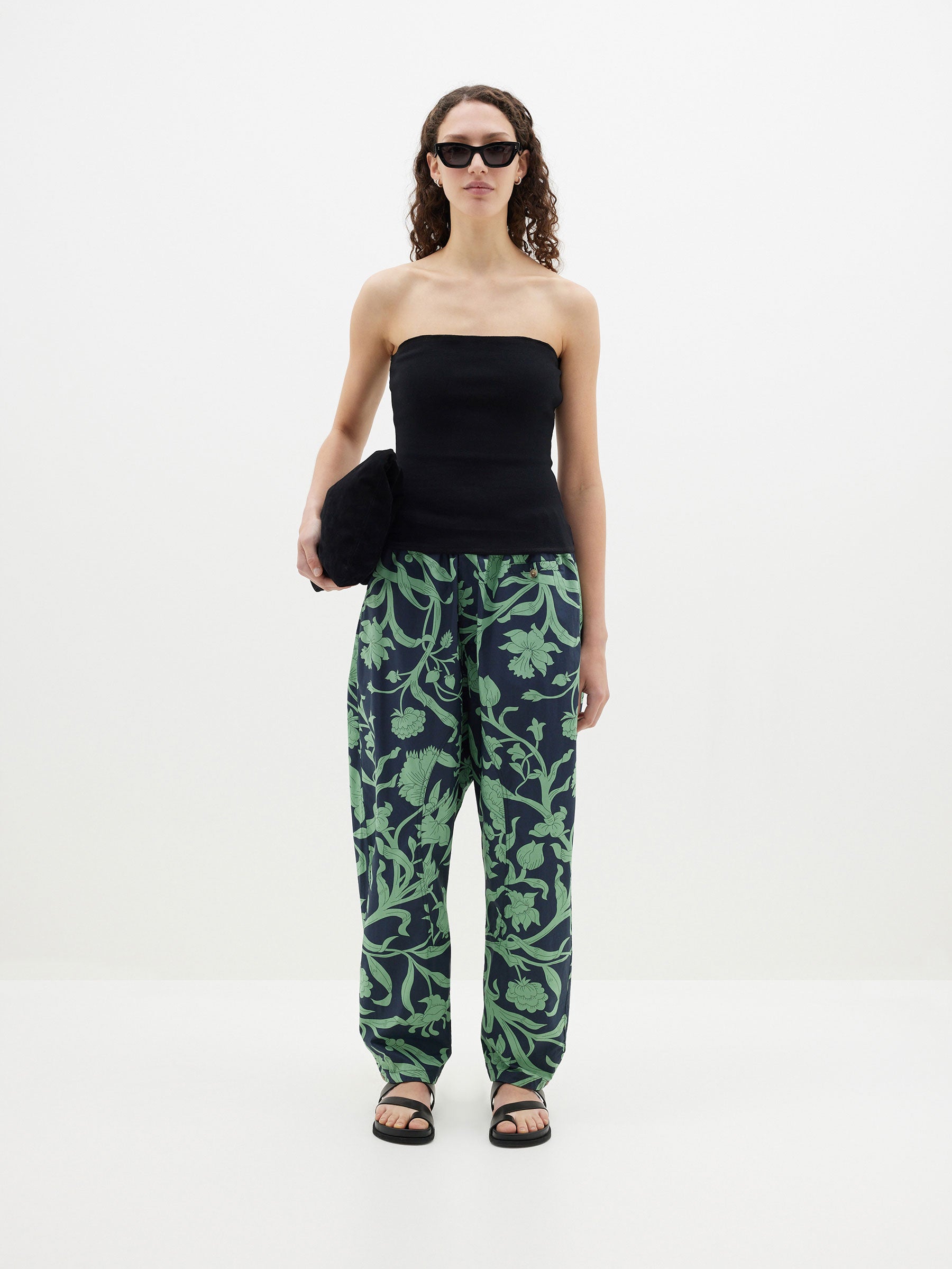 printed voluminous pant