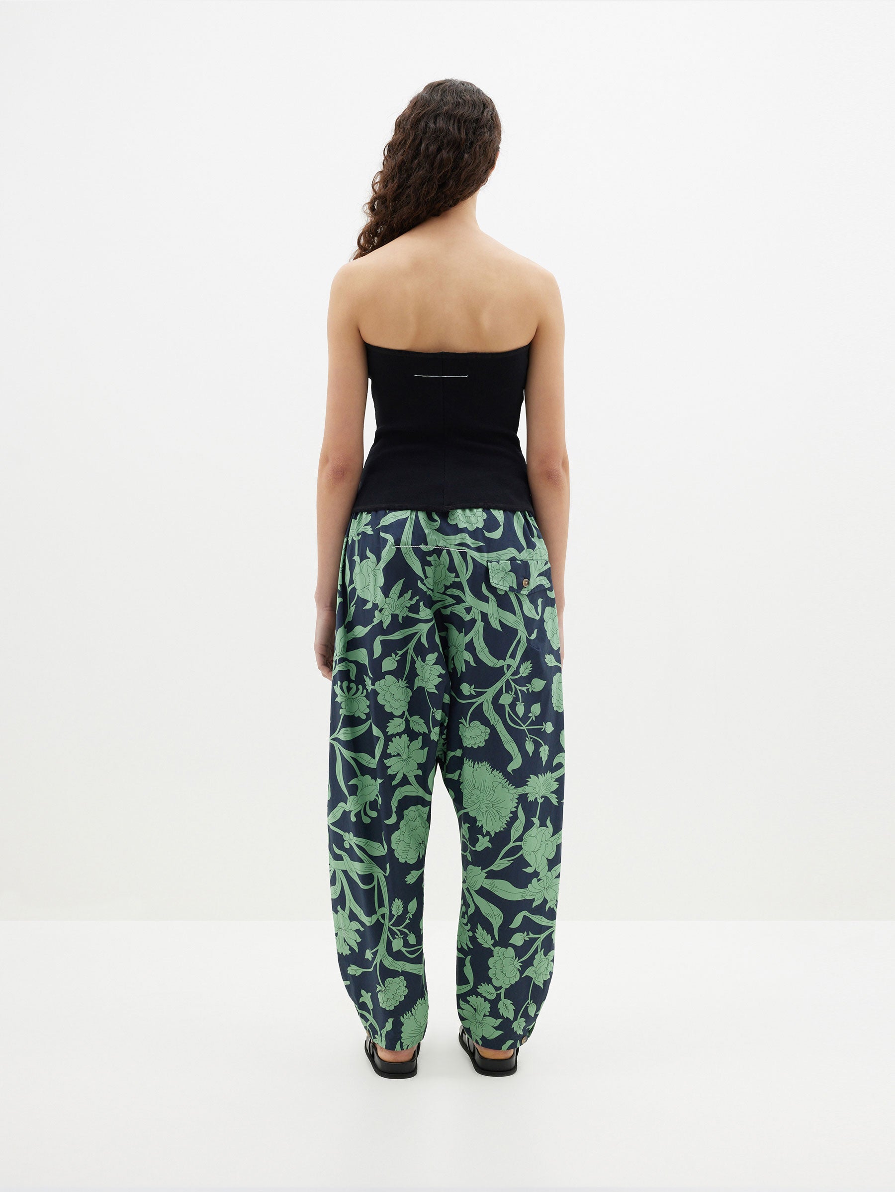 printed voluminous pant