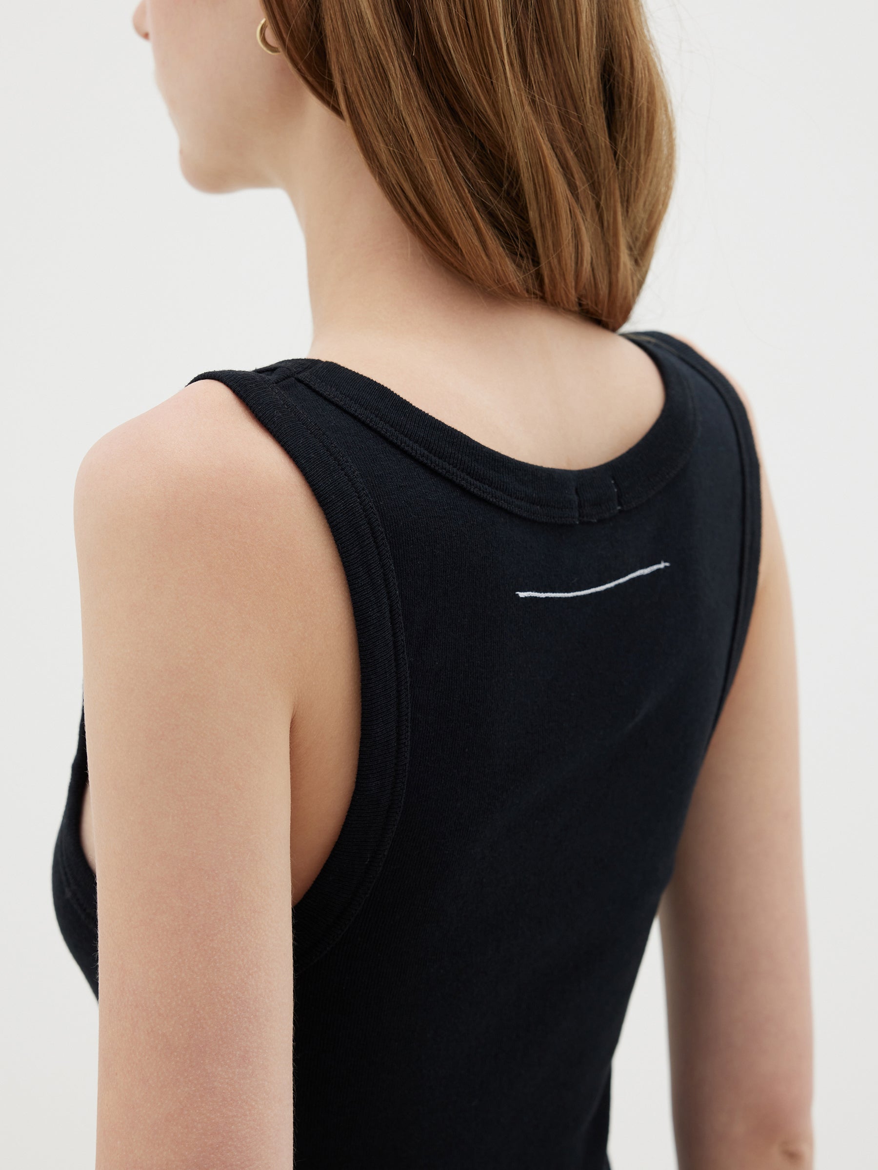 slim superfine rib tank II
