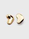 meadowlark lava heart earrings