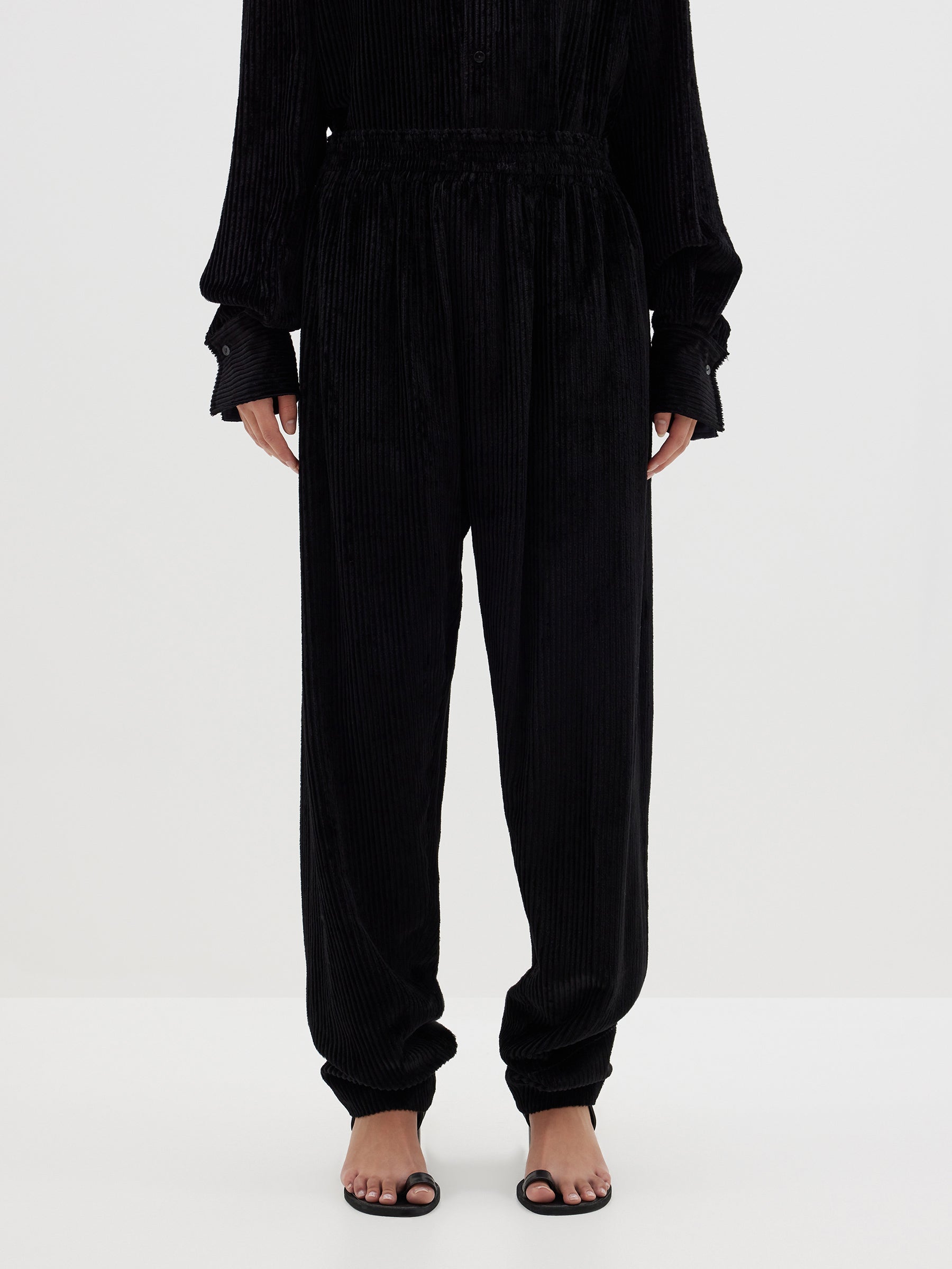 viscose cord pull on pant