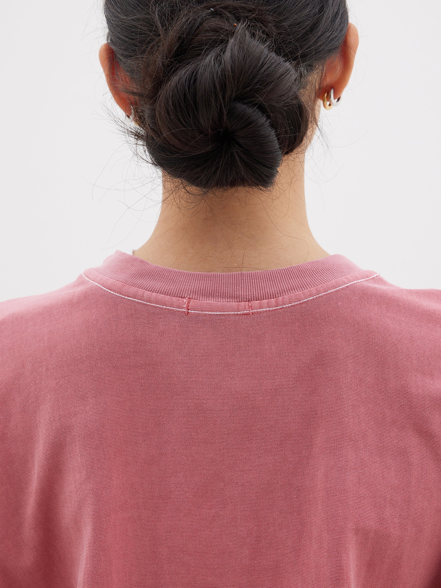 pigment dye double jersey sweat