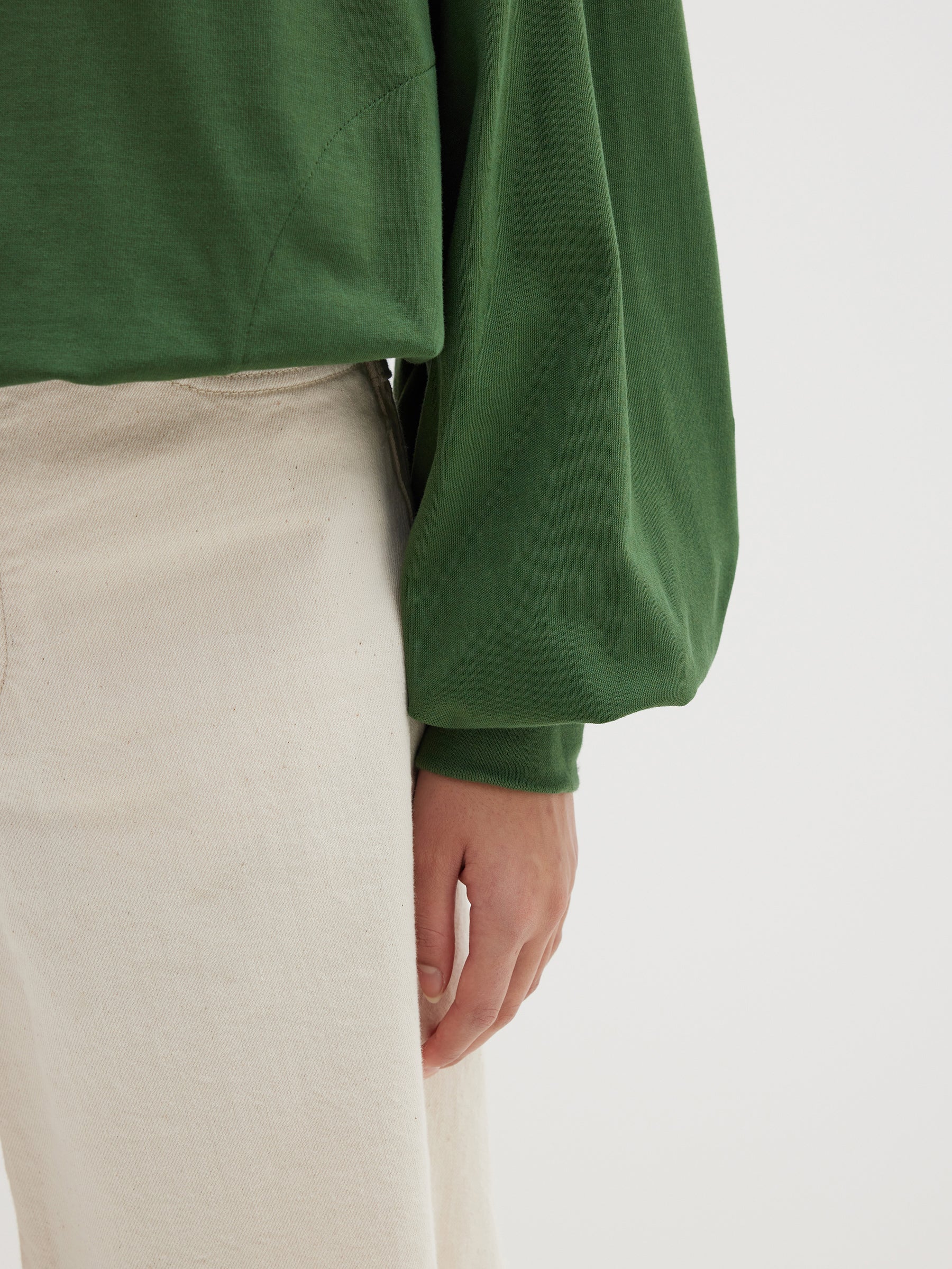 double jersey popover sweat