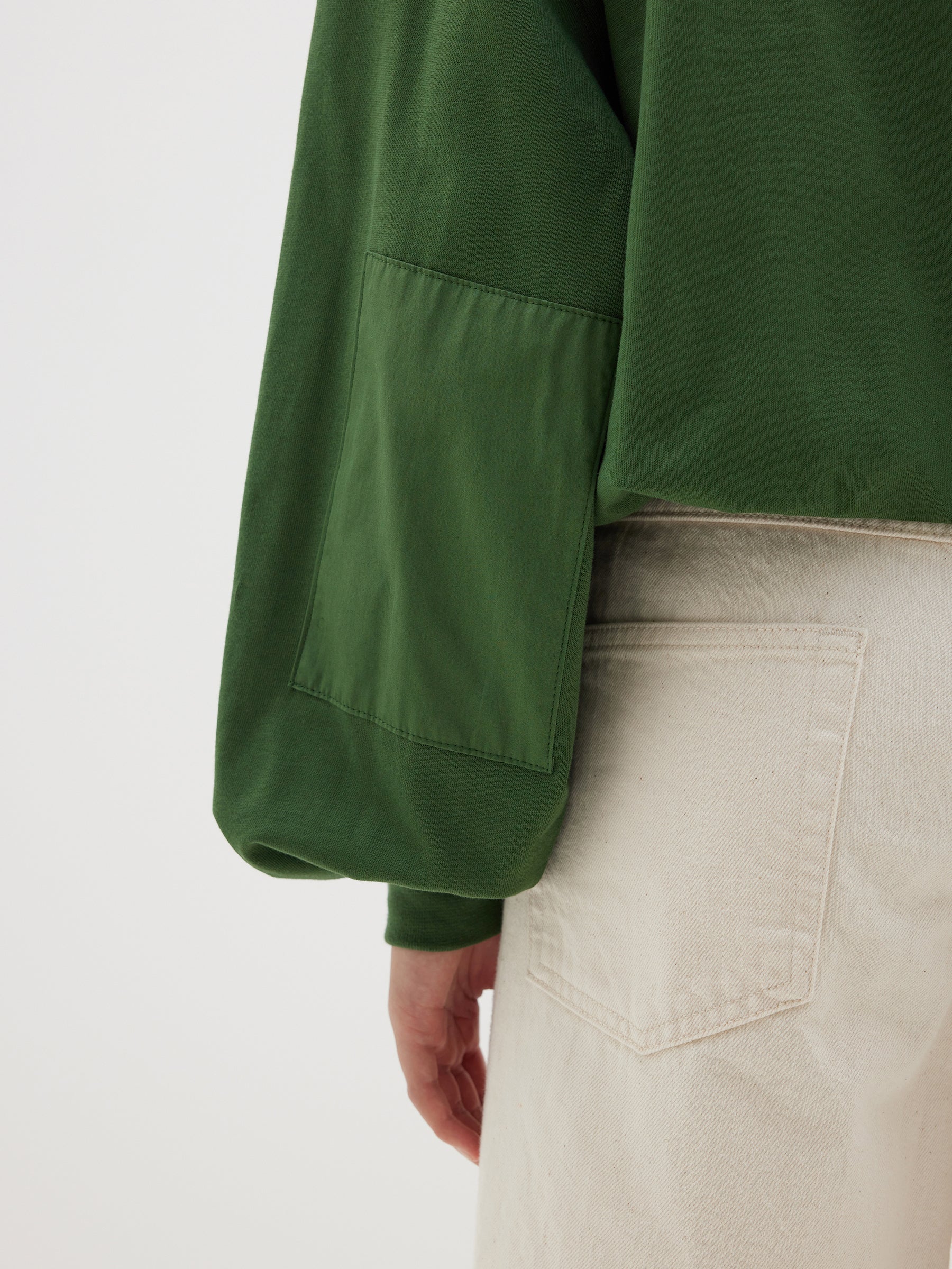 double jersey popover sweat