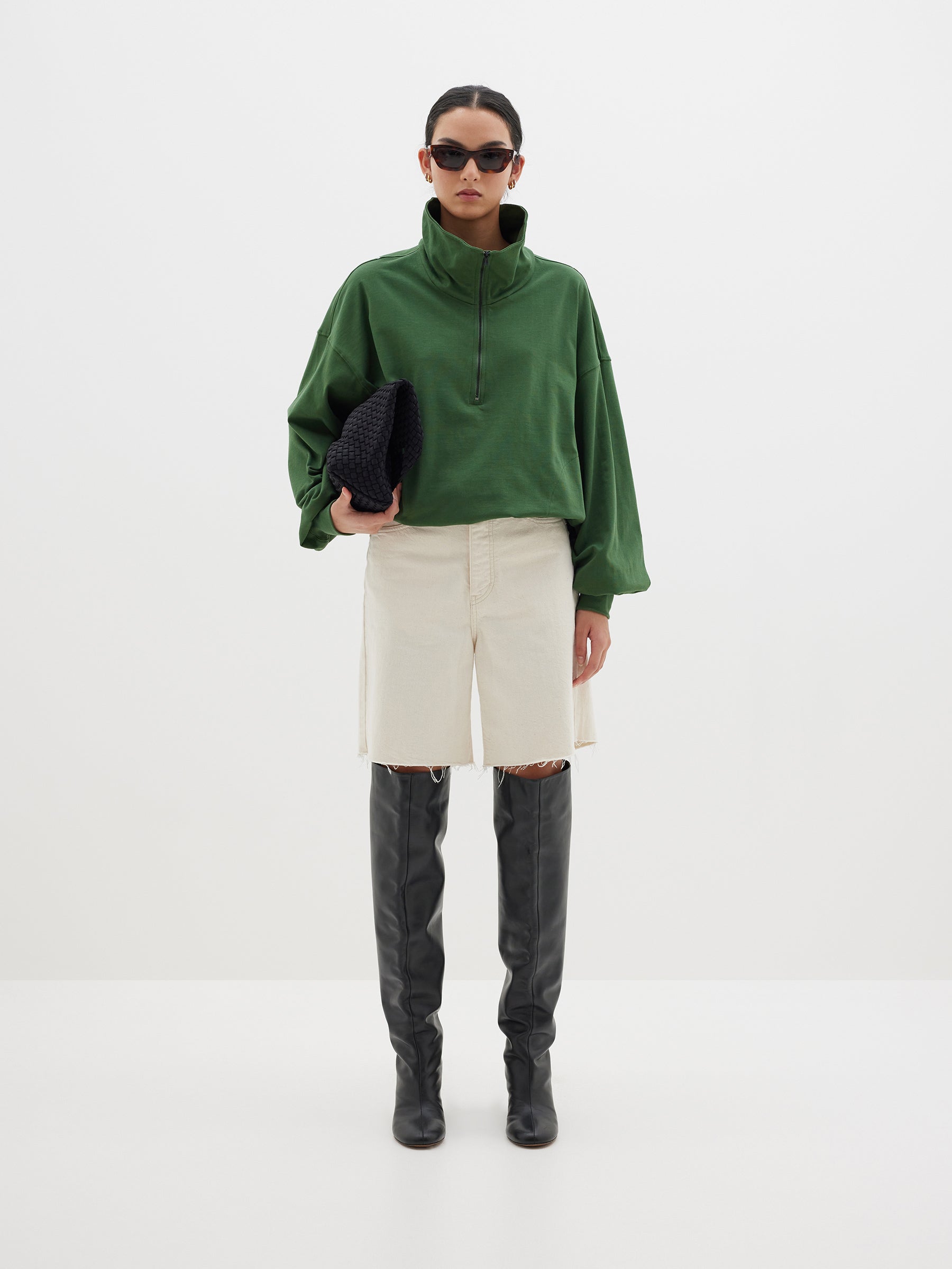 double jersey popover sweat