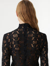 long sleeve lace top