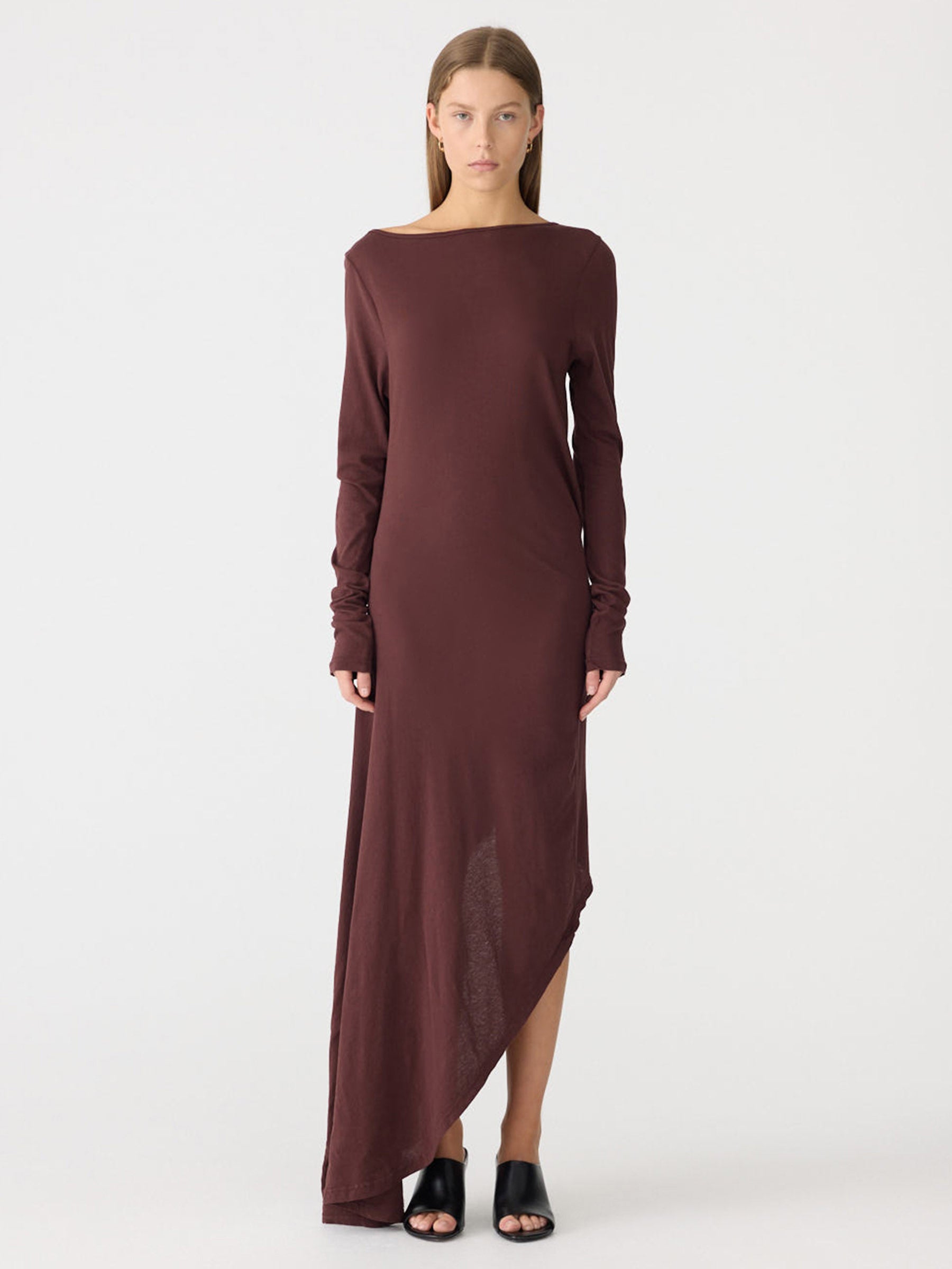 bassike long sleeve dress Panelled Long Sleeve T-Shirt Dress BASSIKE