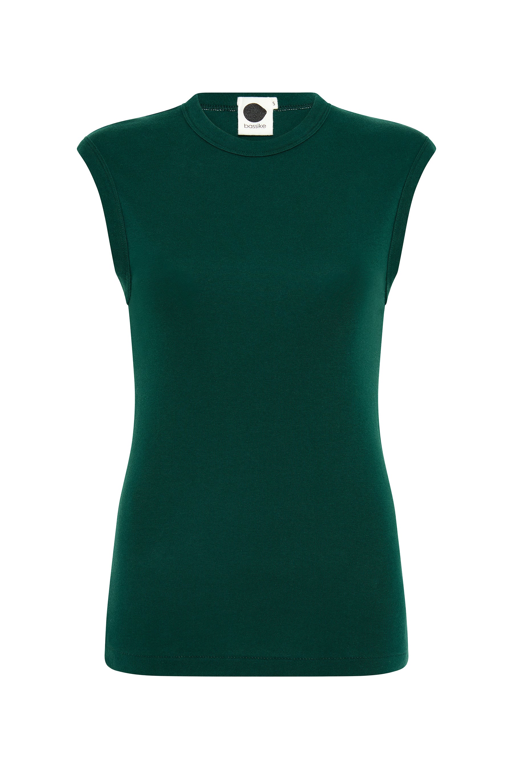 slim superfine rib muscle tank