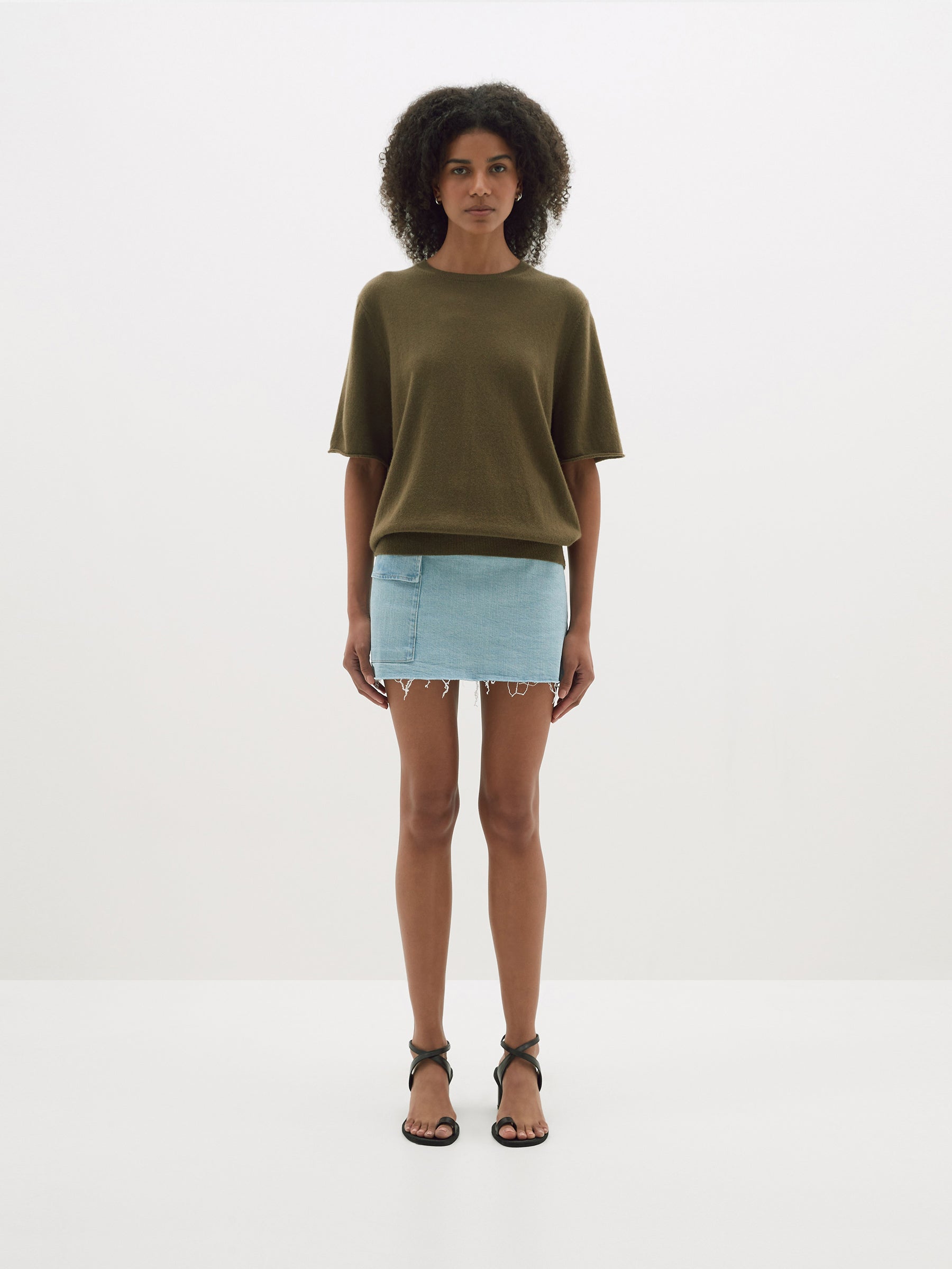 merino cashmere slouch t.shirt