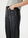 high rise leather pant