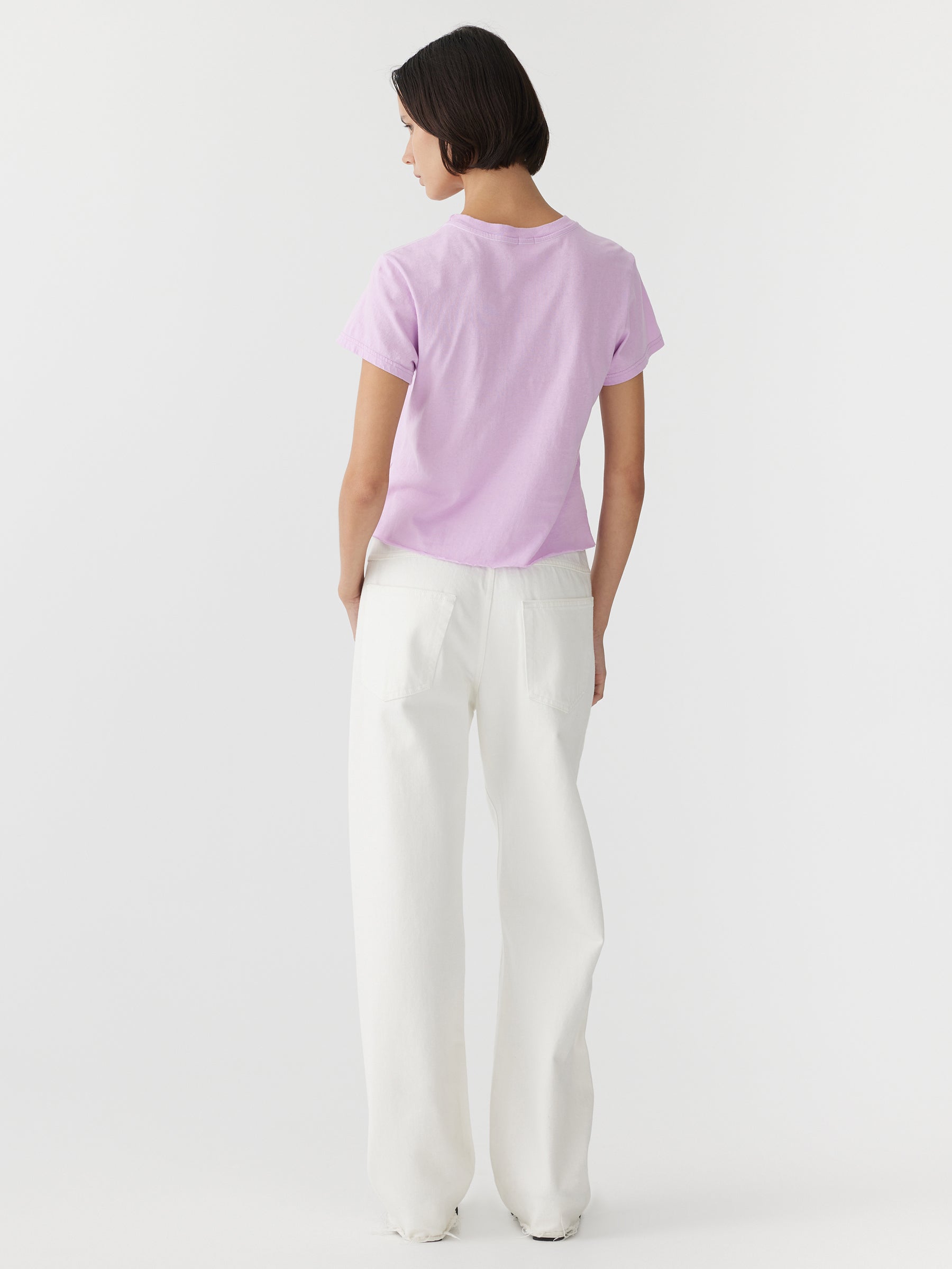 raw edge baby t.shirt