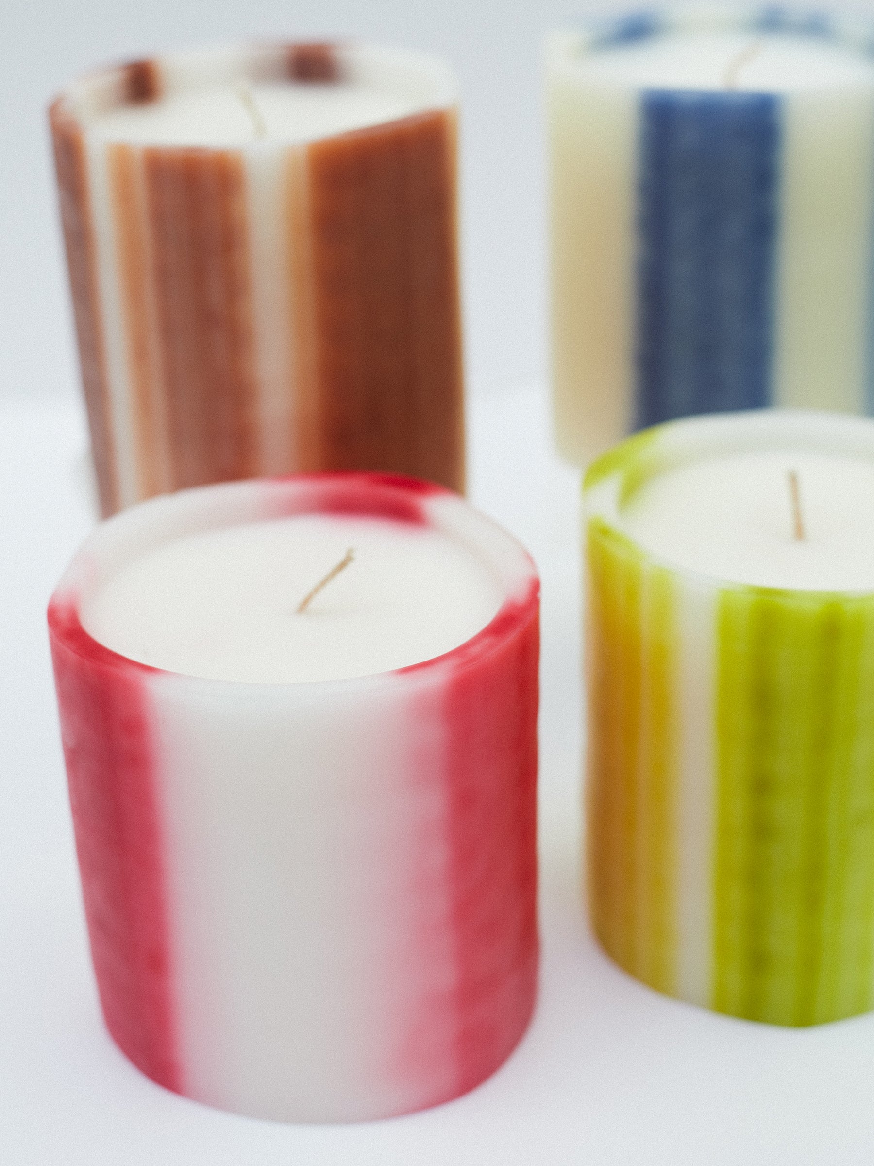 le feu de l'eau bleu candle