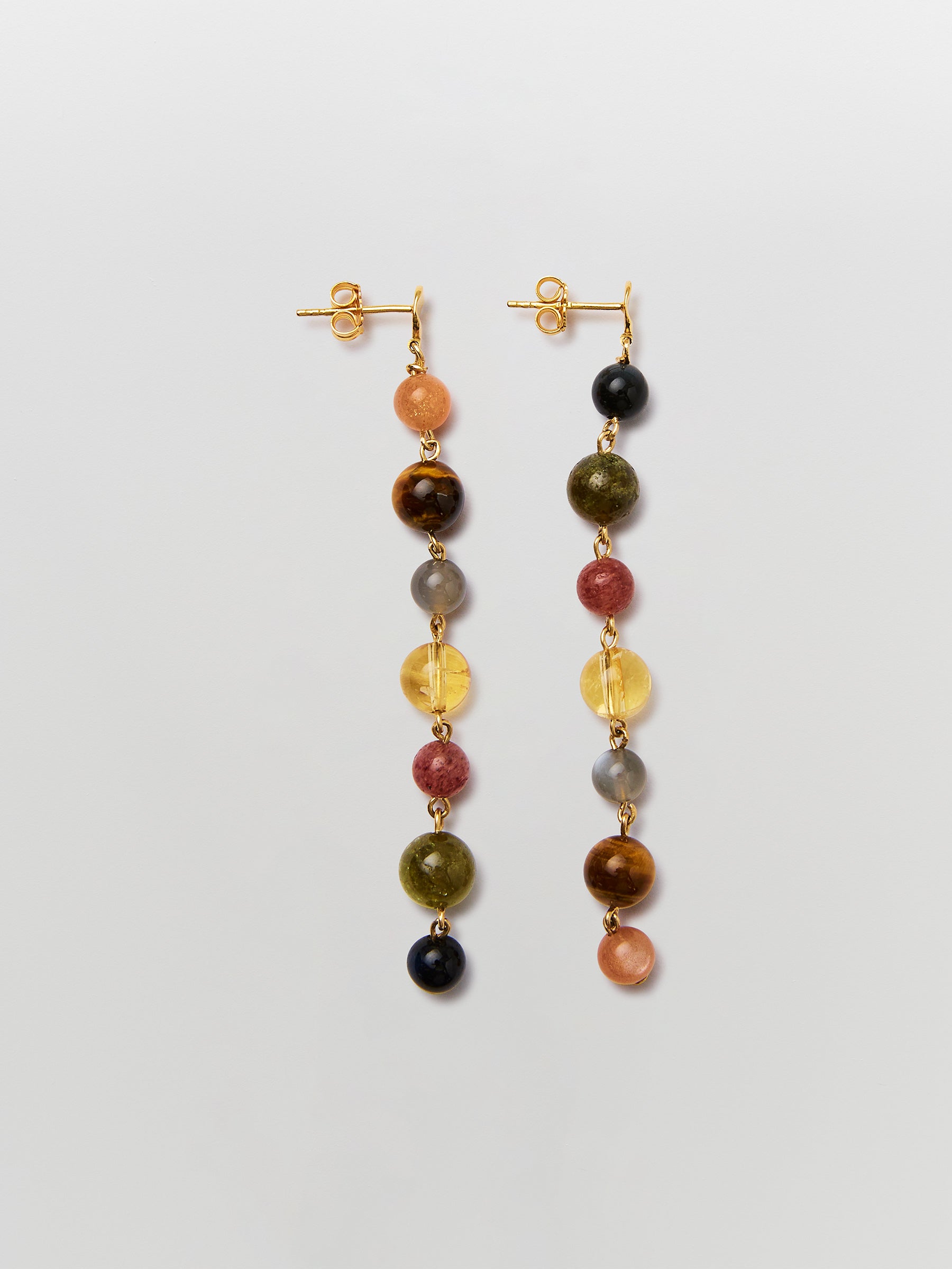 pigna sphere drop earrings