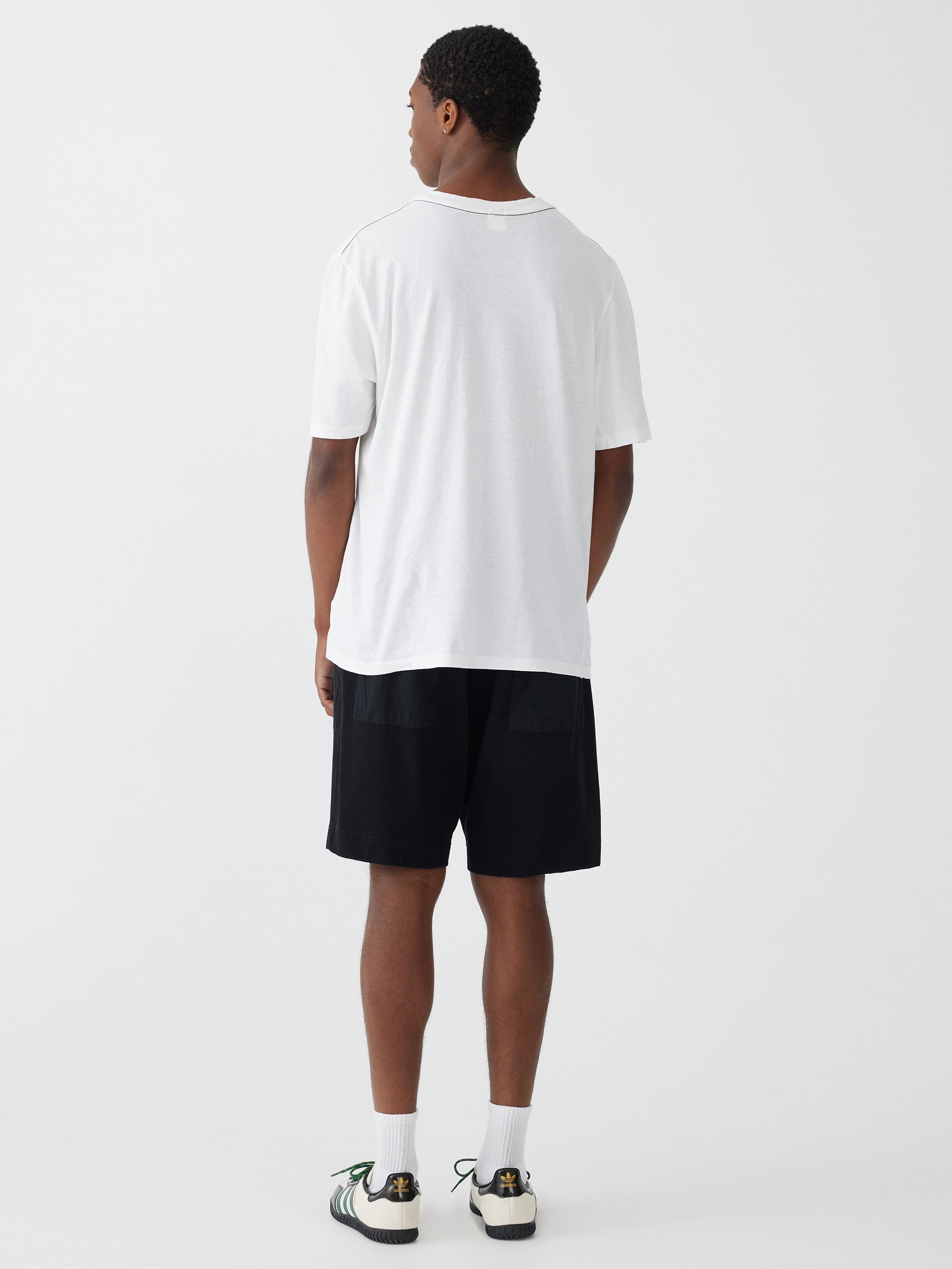 raw double jersey short