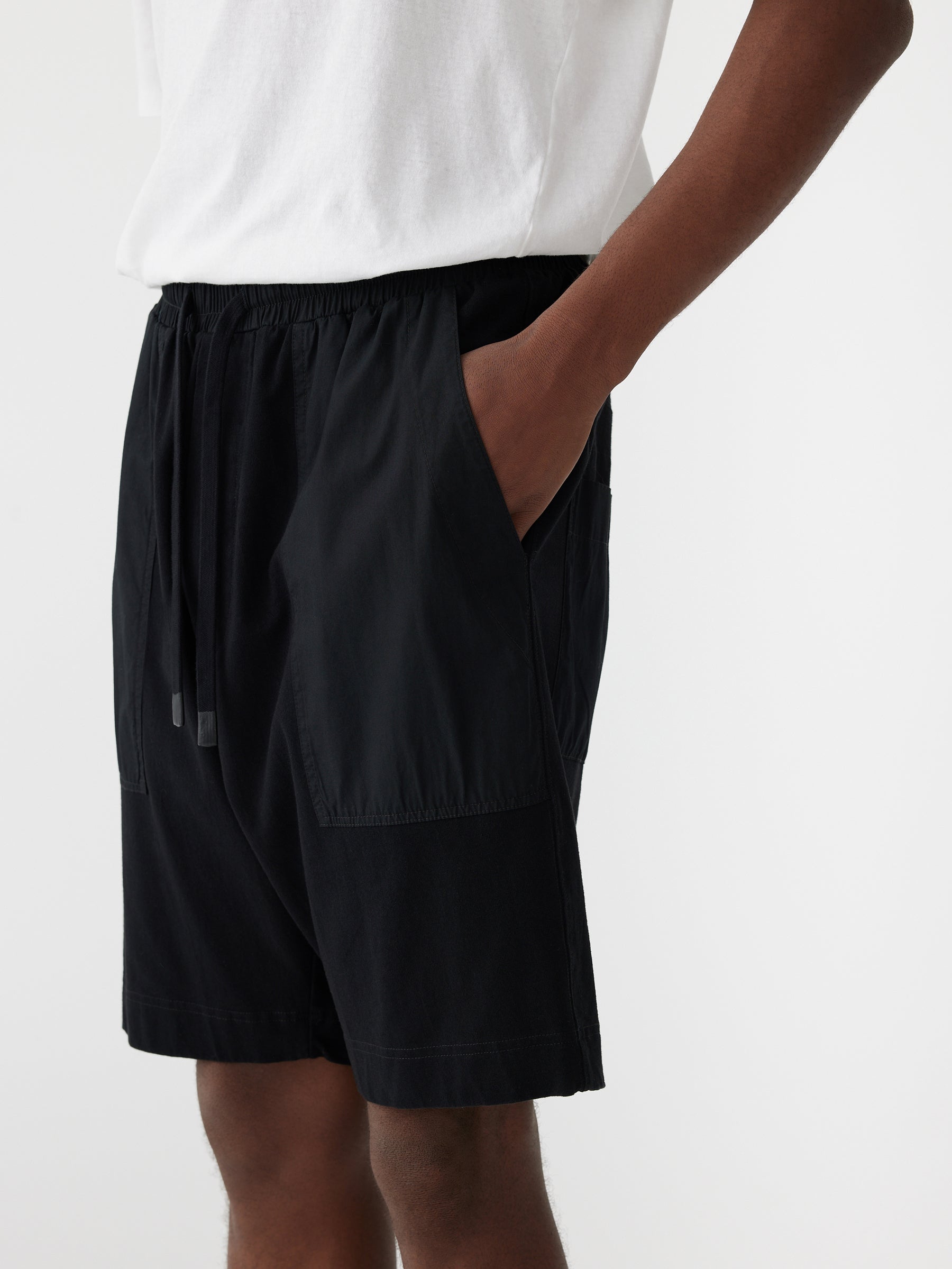 raw double jersey short