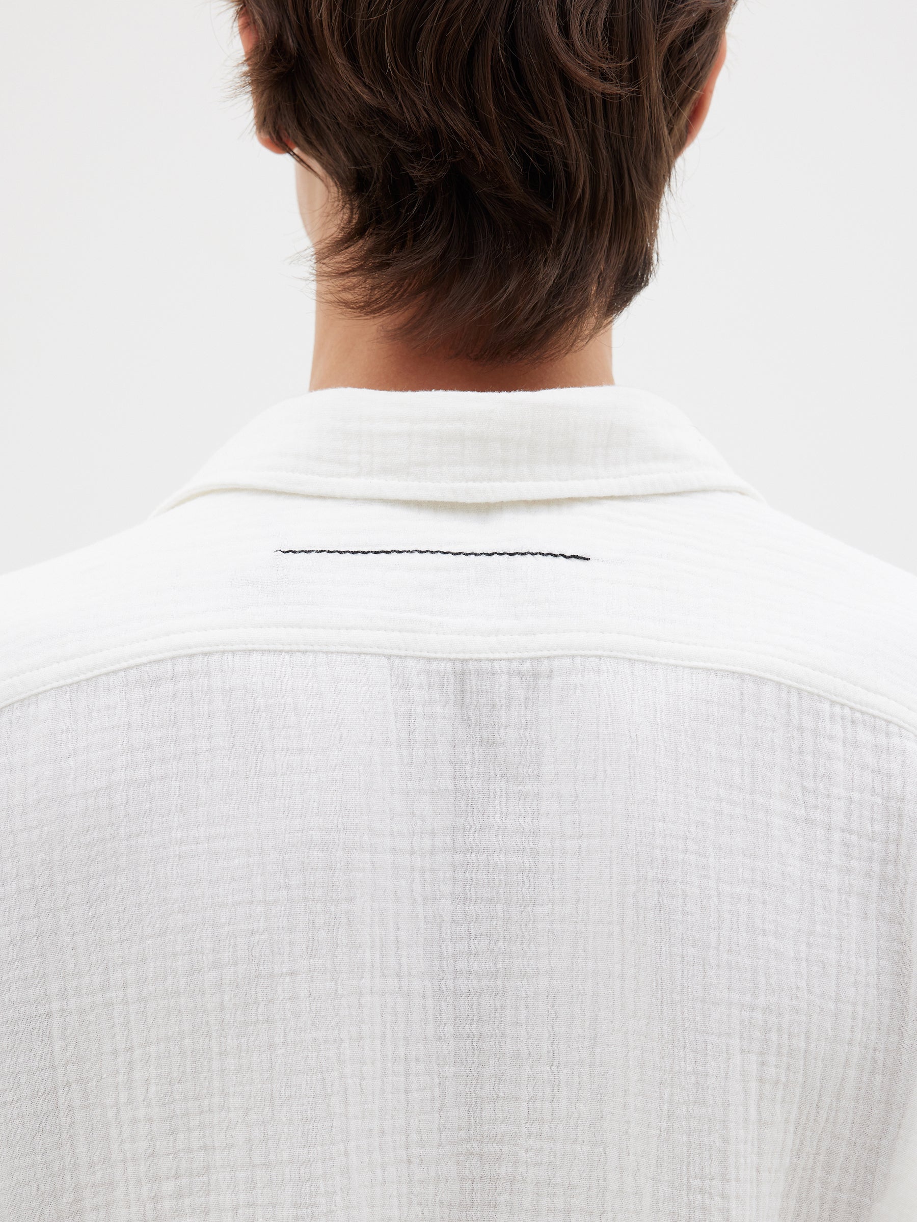 gauze throw on shirt