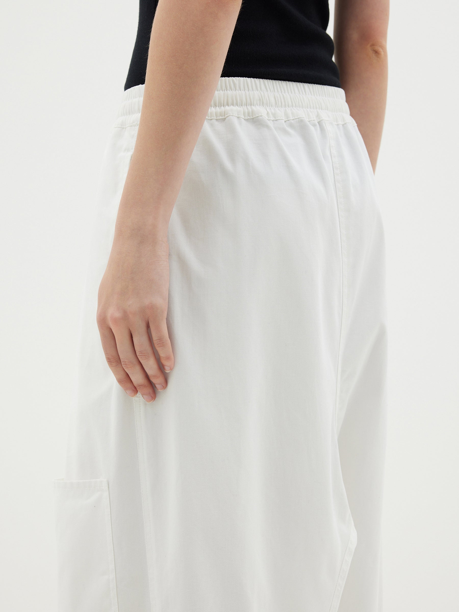 canvas long rise pant