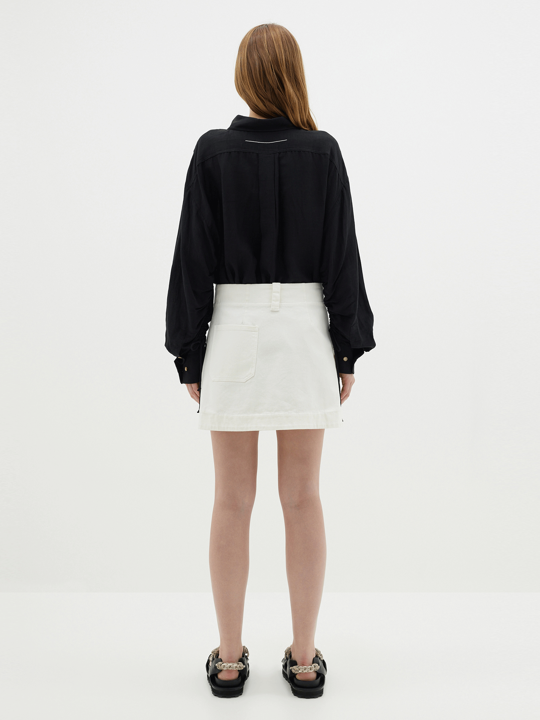 viscose linen weekend shirt
