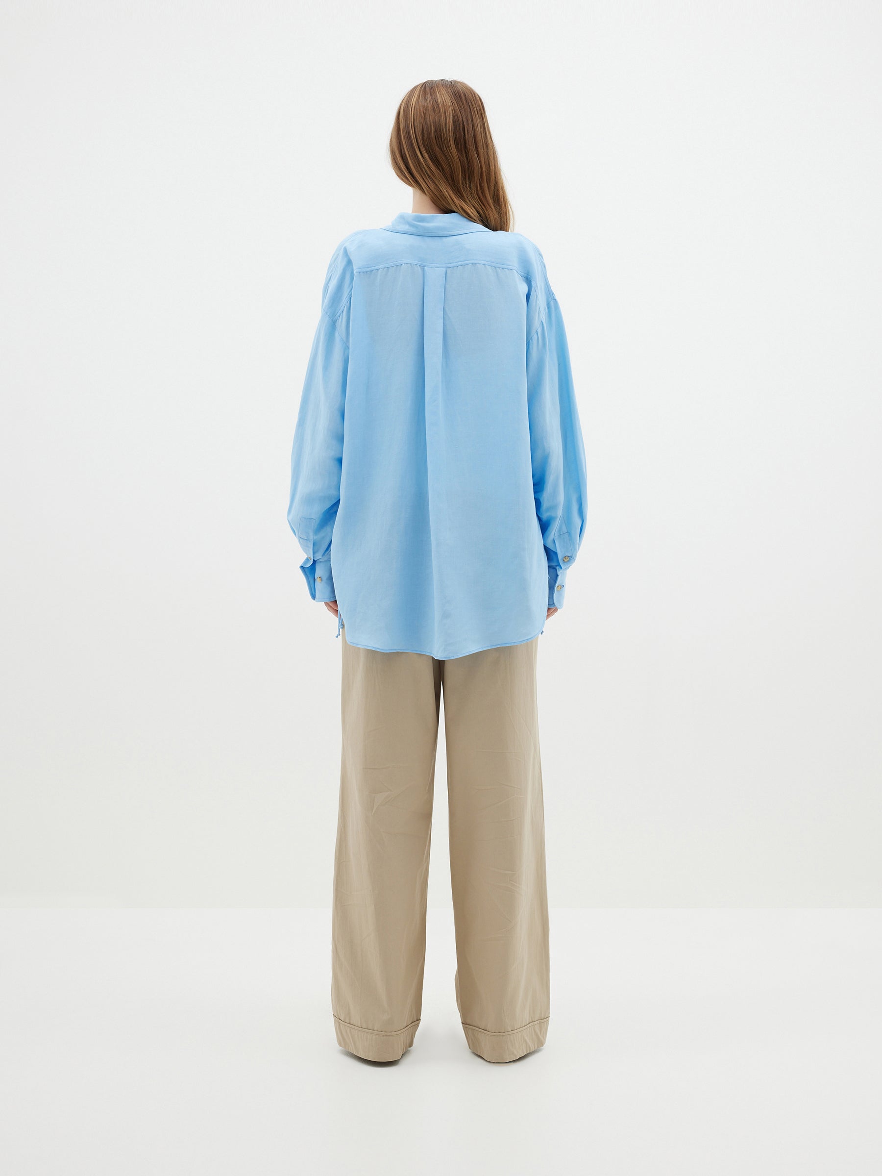 viscose linen weekend shirt