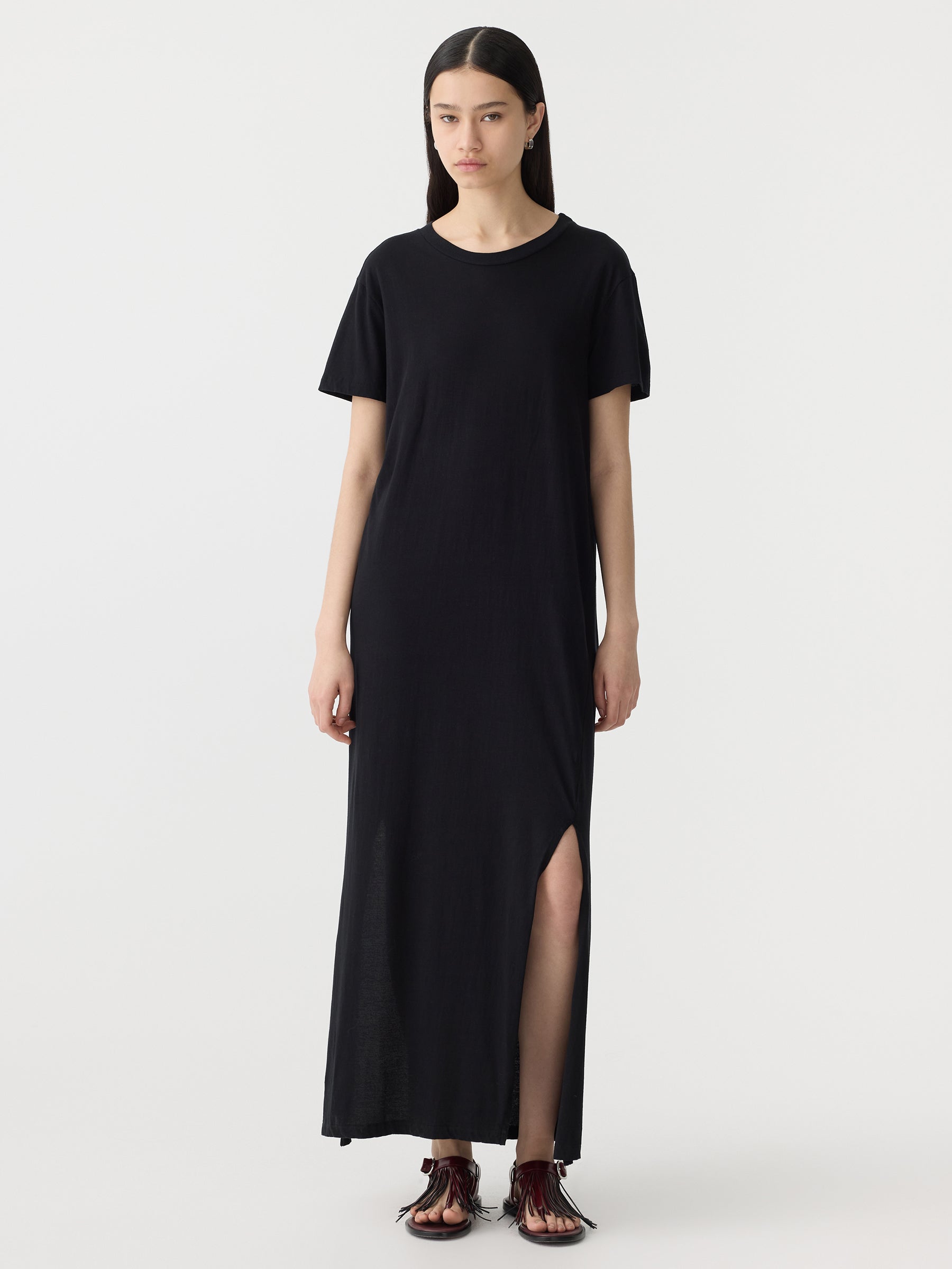 Longerline T-Shirt Dress – BASSIKE - Main Image
