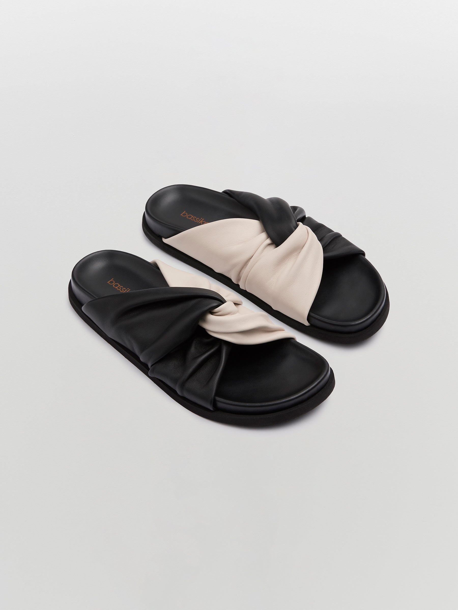 two tone knotted slide