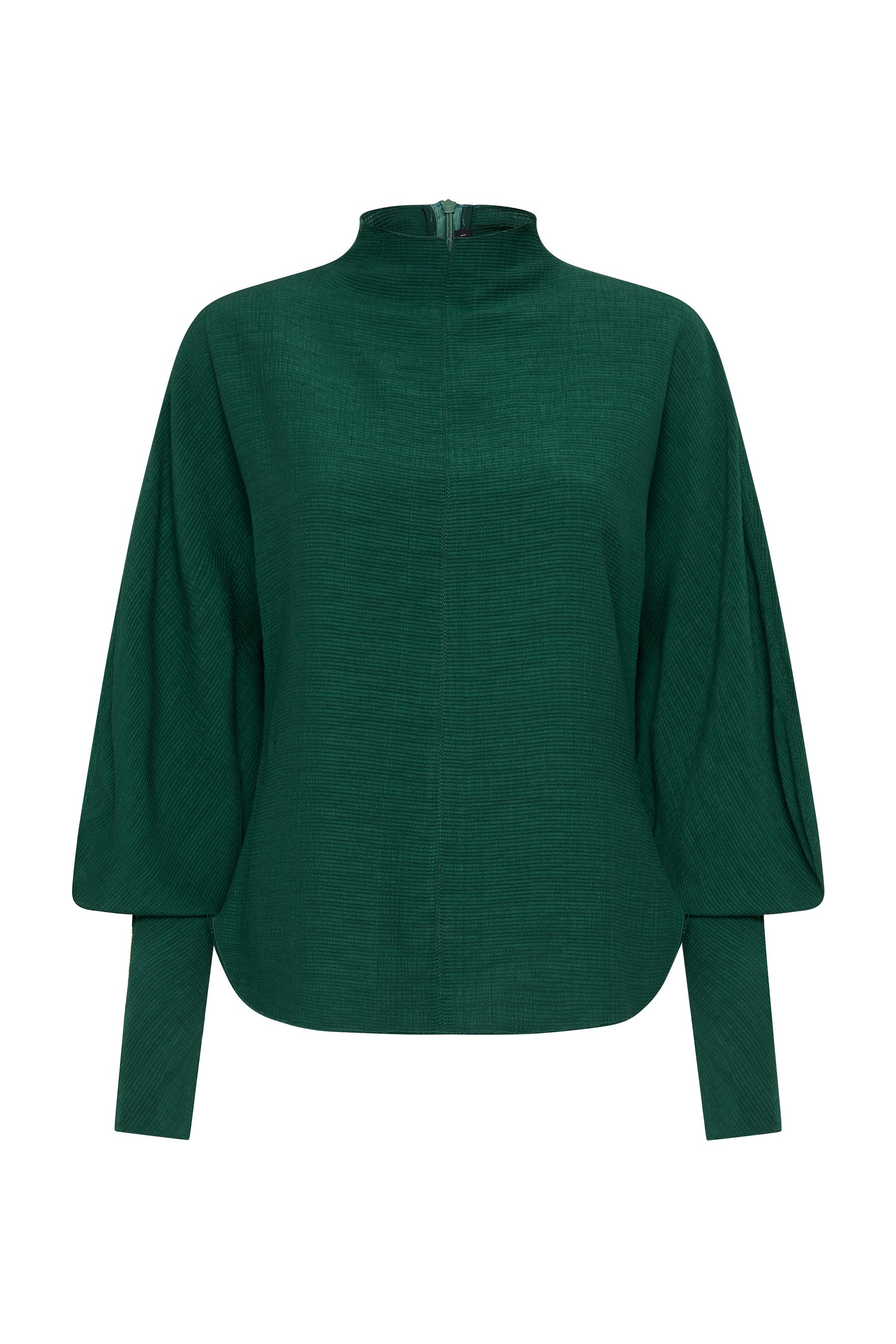 viscose crepe round sleeve top