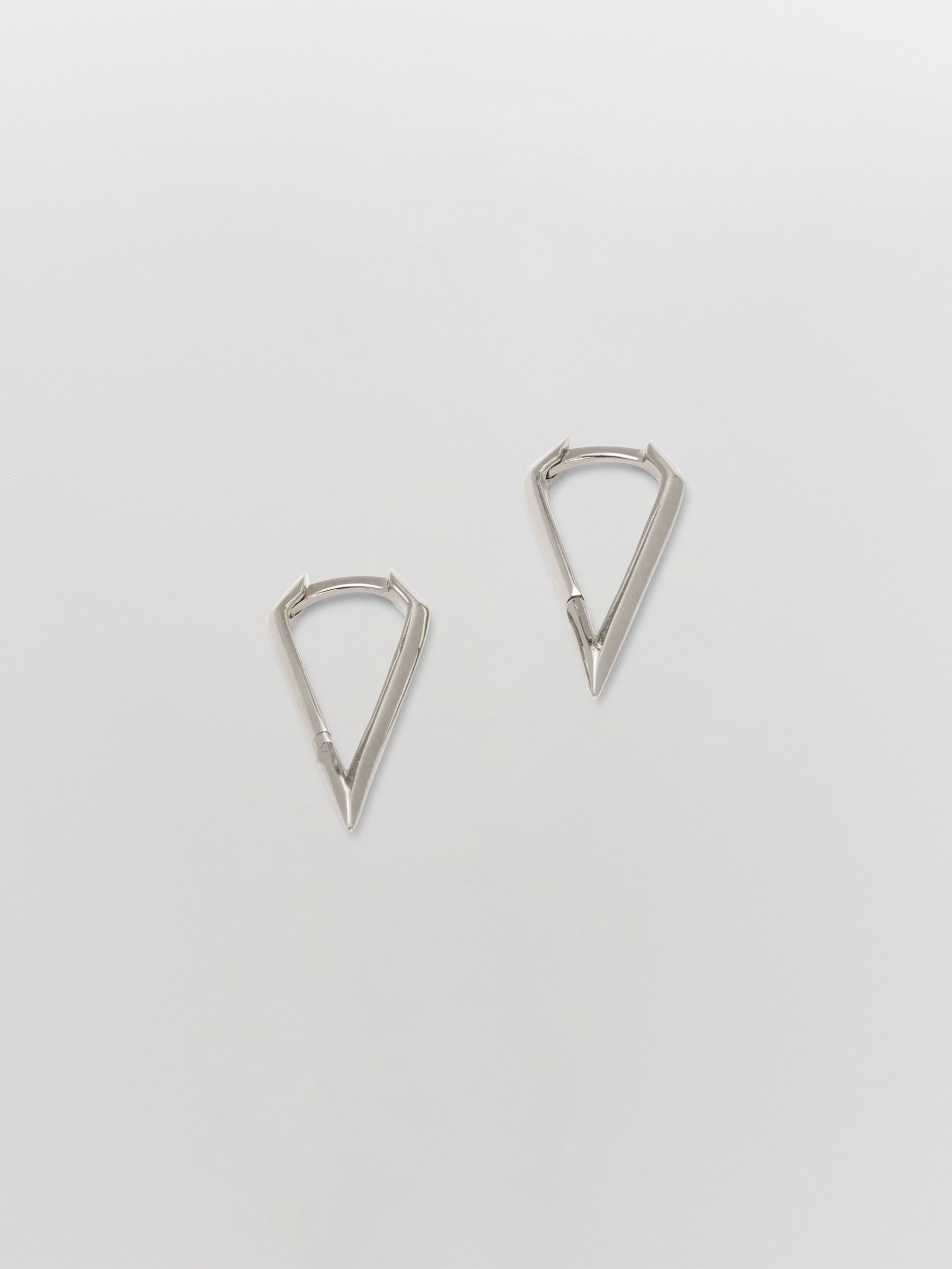 sener besim spear earrings silver