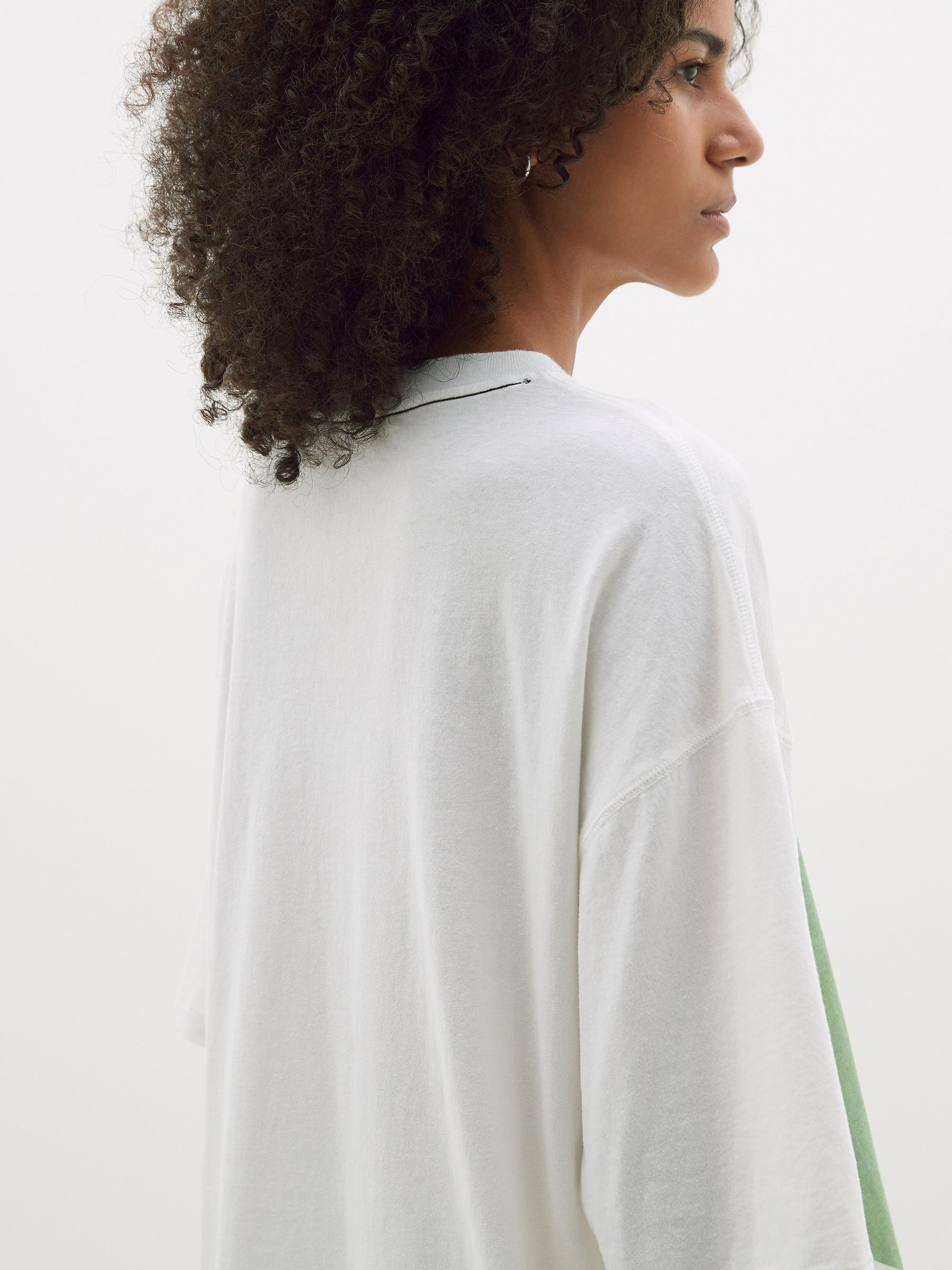 slouch dot print short sleeve t.shirt