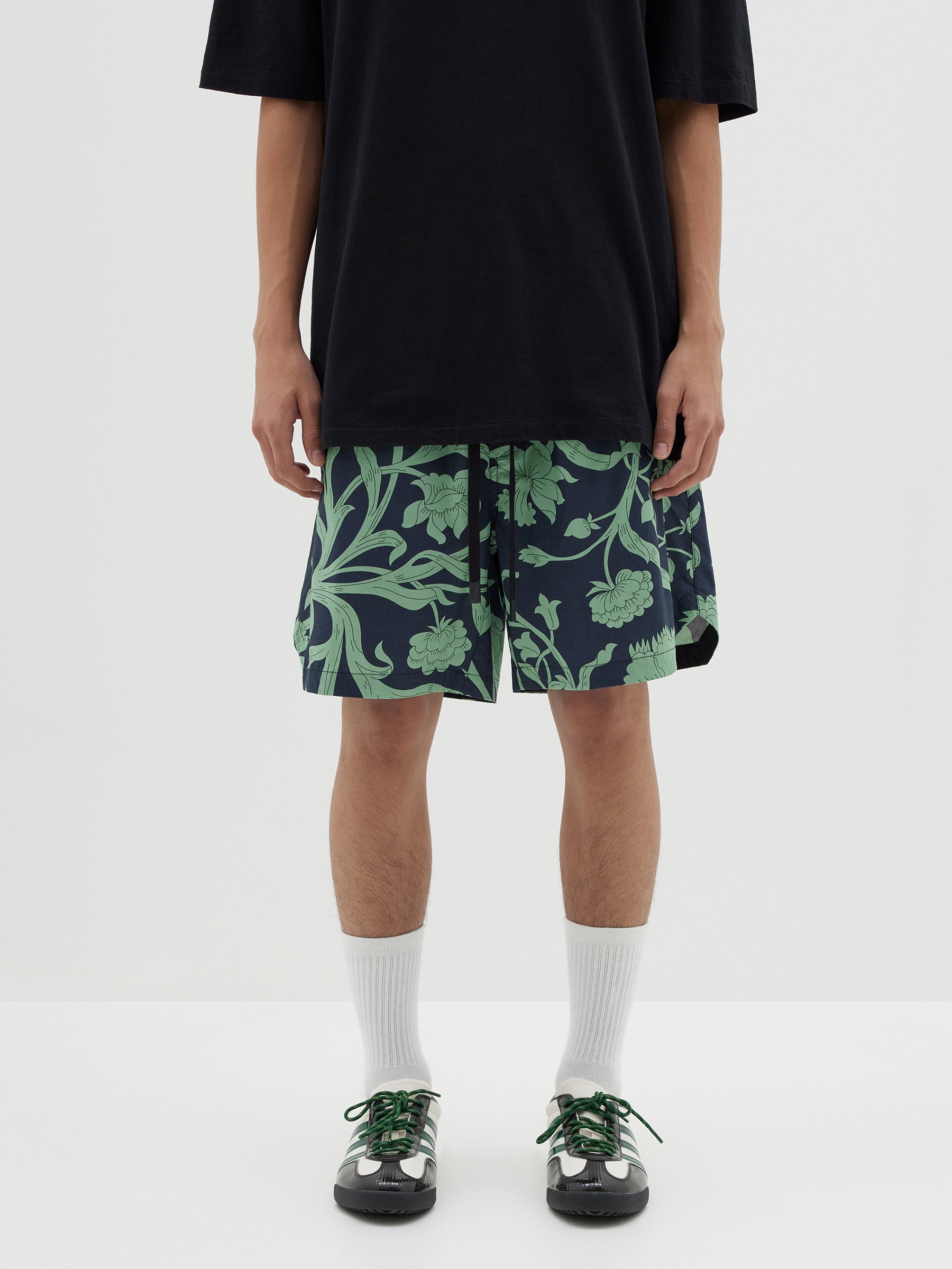 printed pull on short