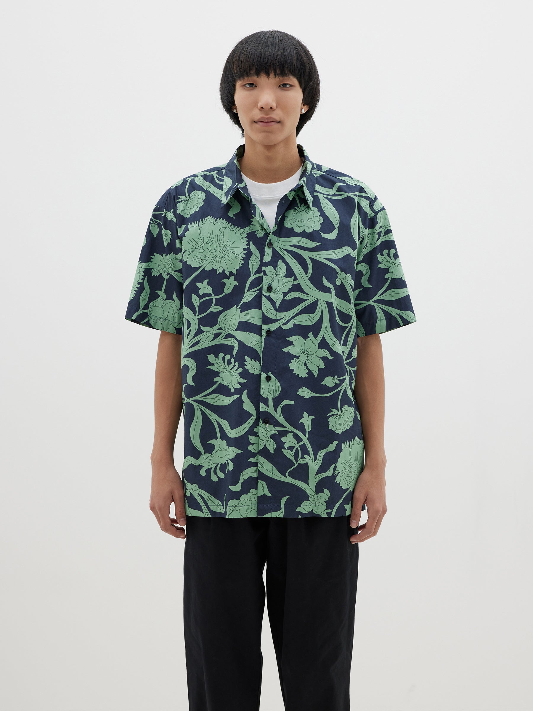 printed short sleeve shirt