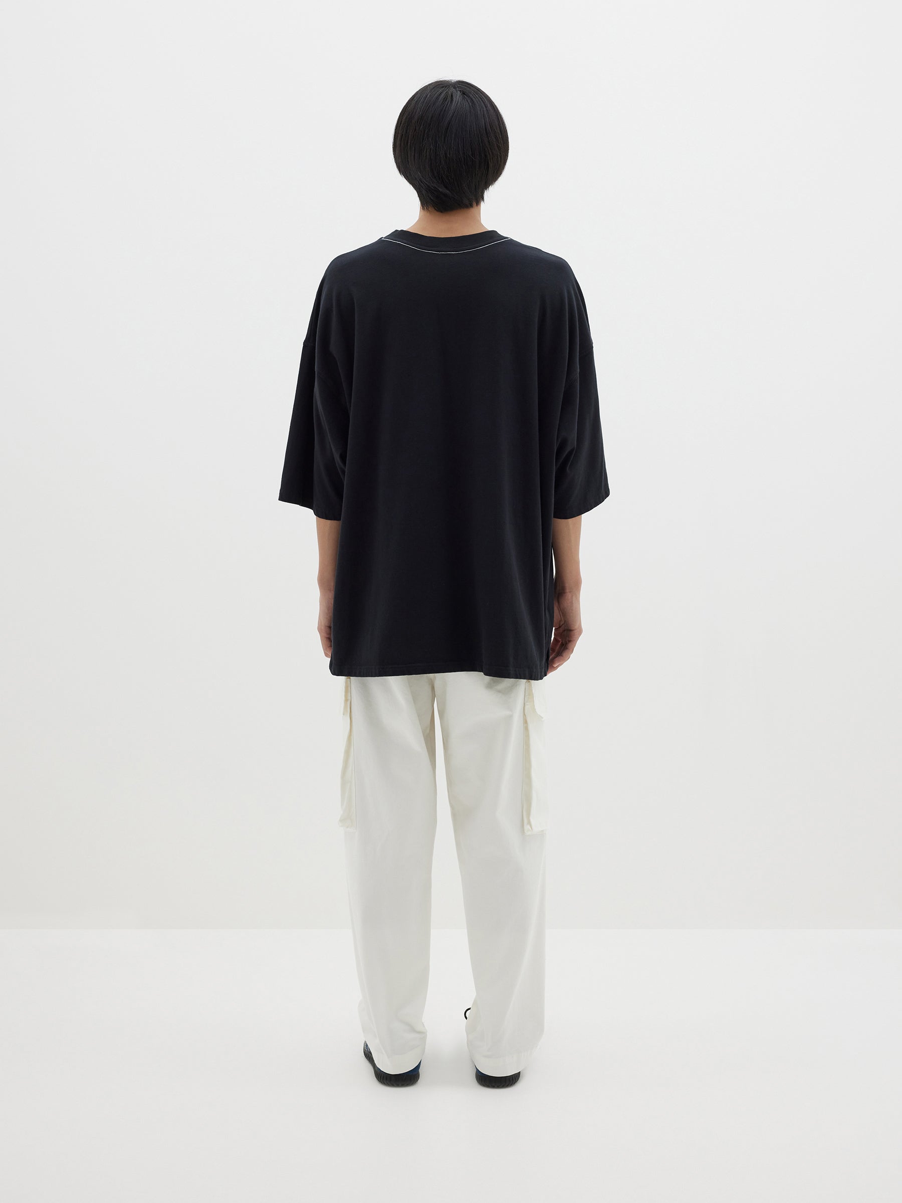 double jersey oversized short sleeve t.shirt