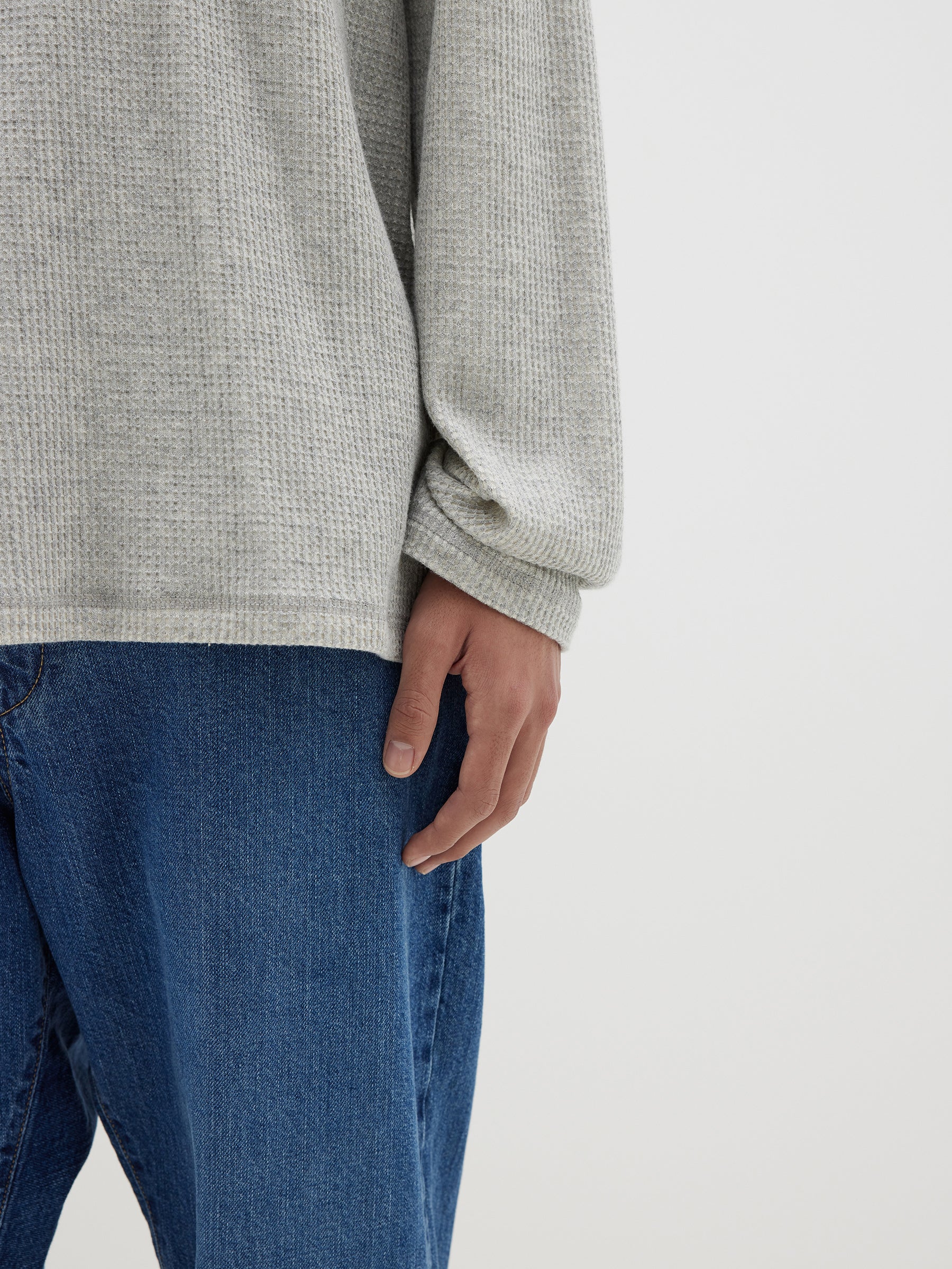 regular waffle long sleeve t.shirt