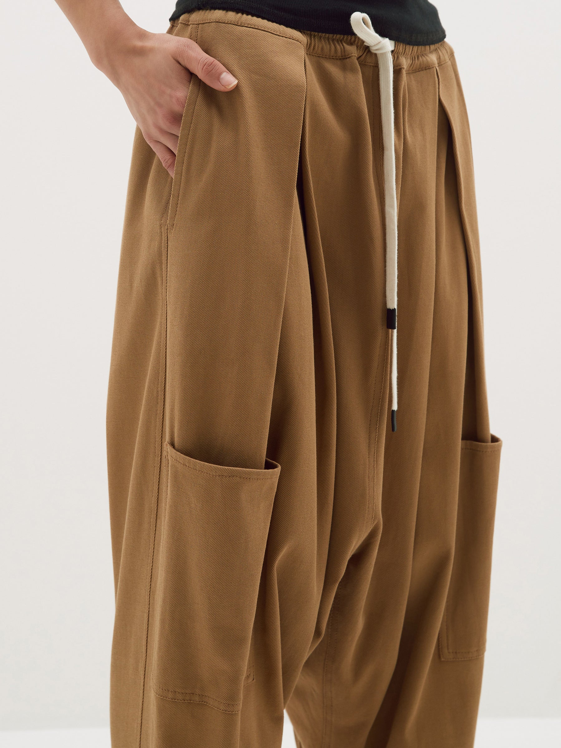 voluminous long rise pant