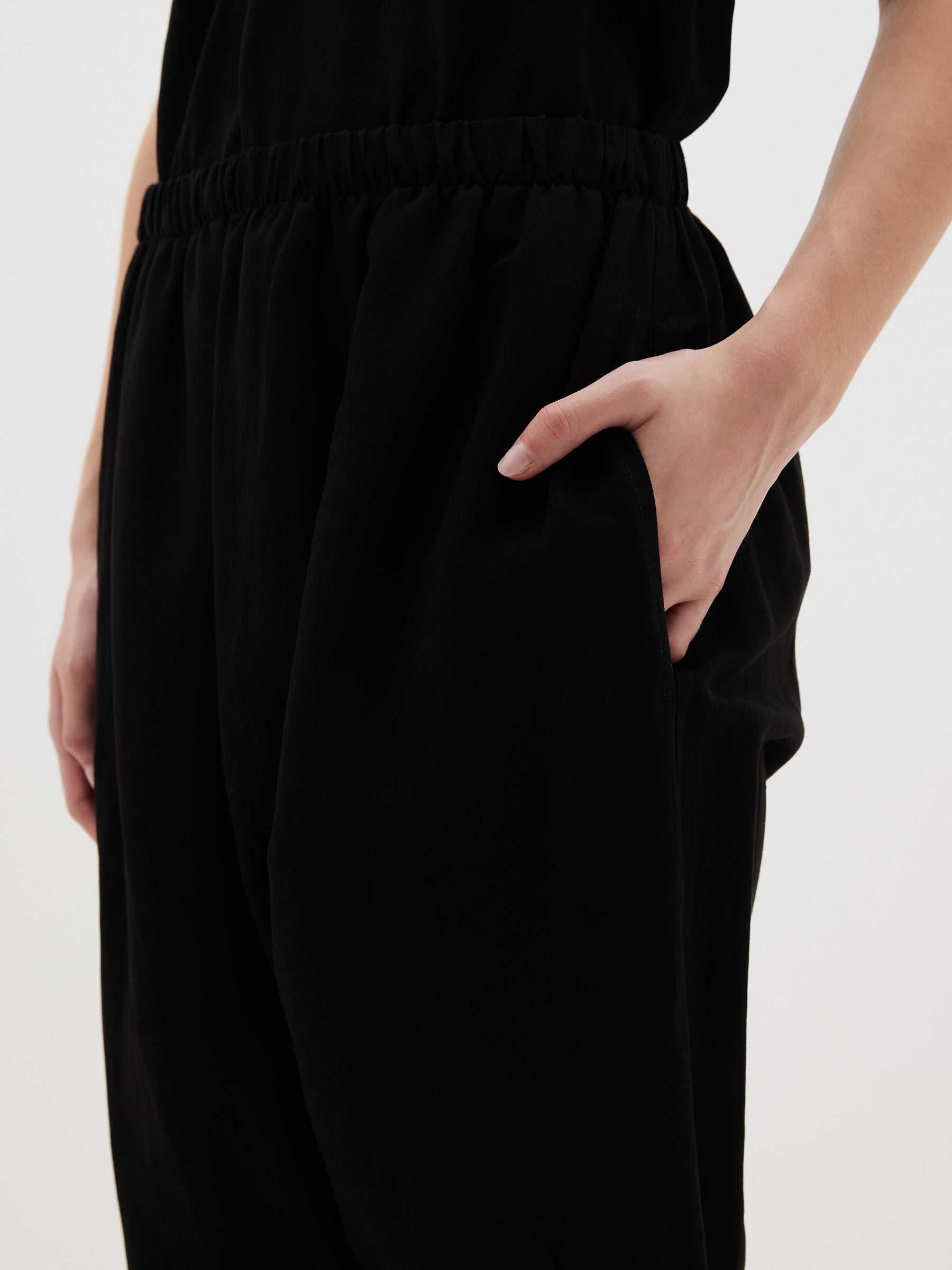 viscose linen slouch pant