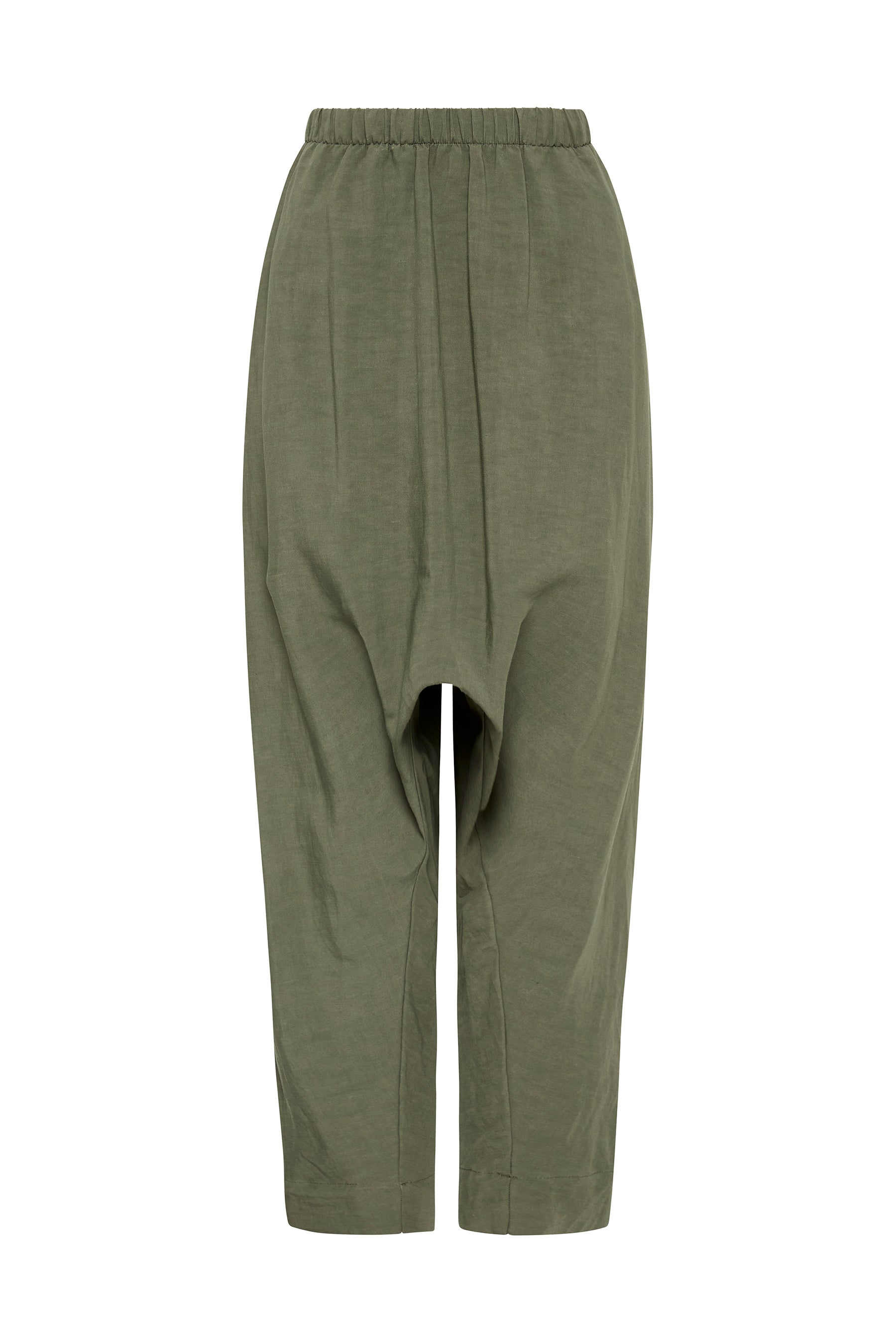 viscose linen slouch pant