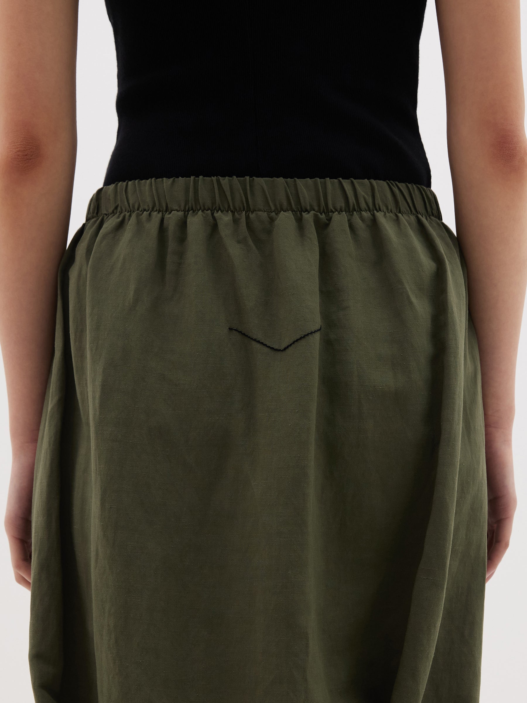 viscose linen slouch pant