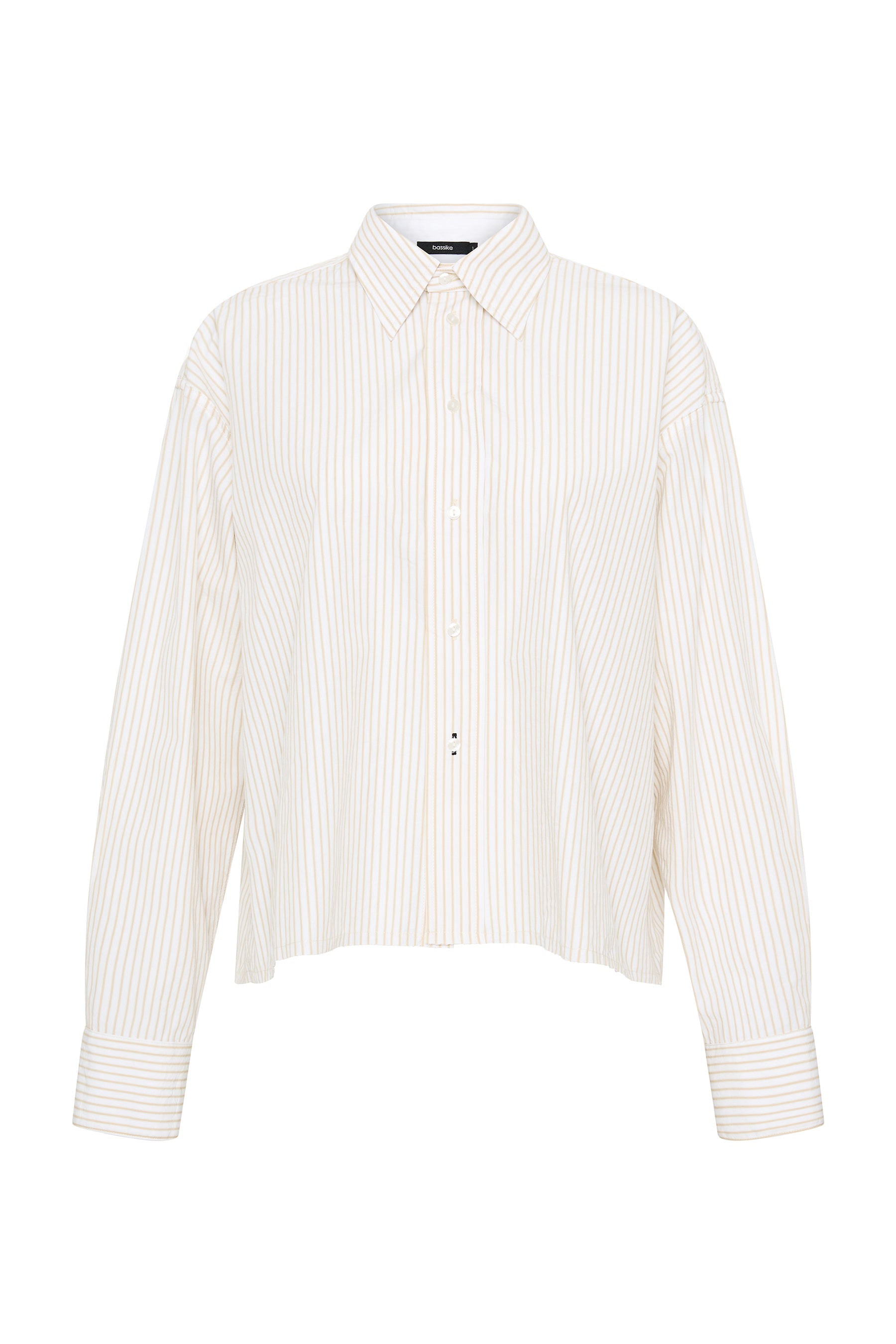 stripe cut off shirt