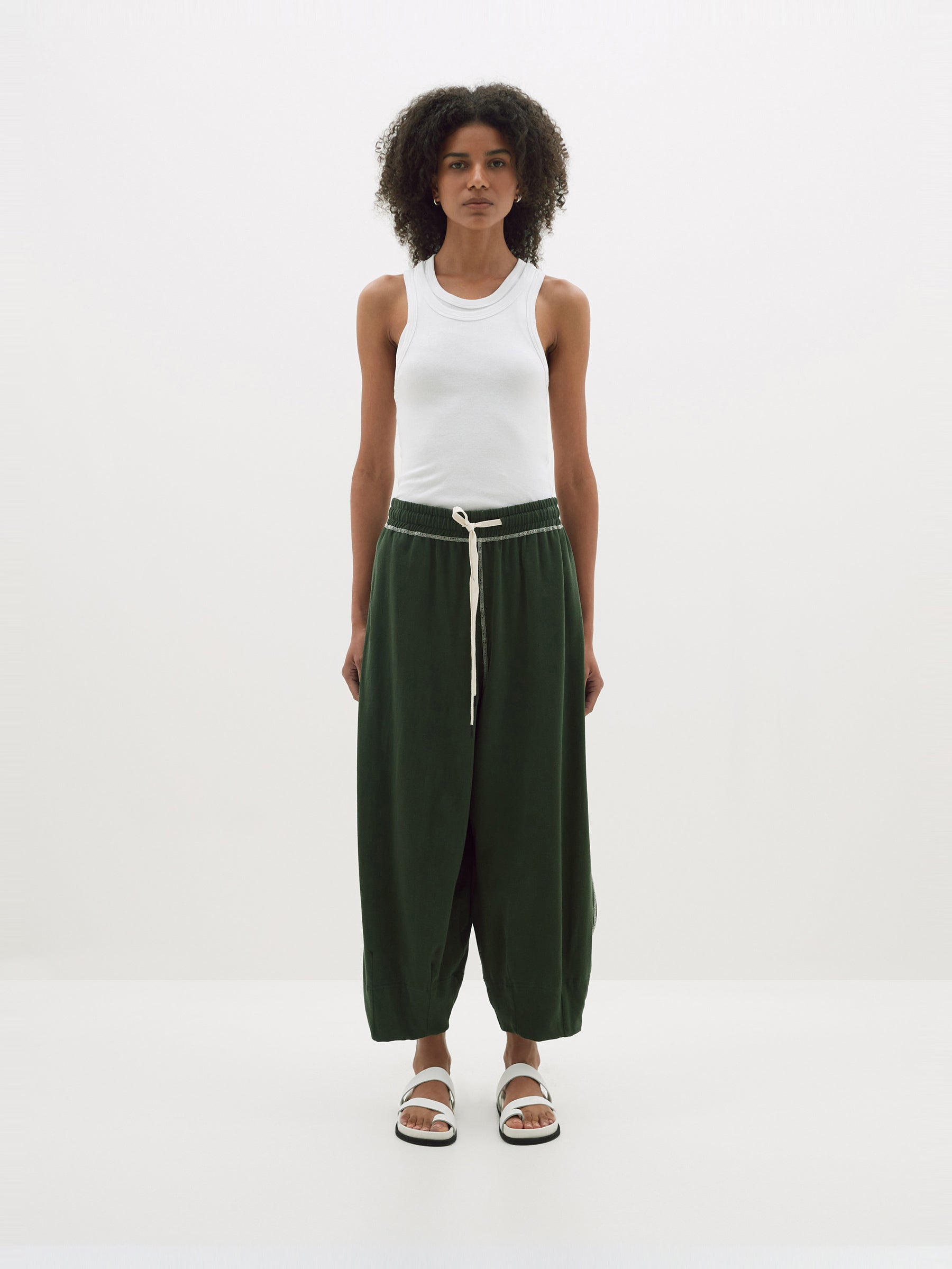 voluminous jersey pant