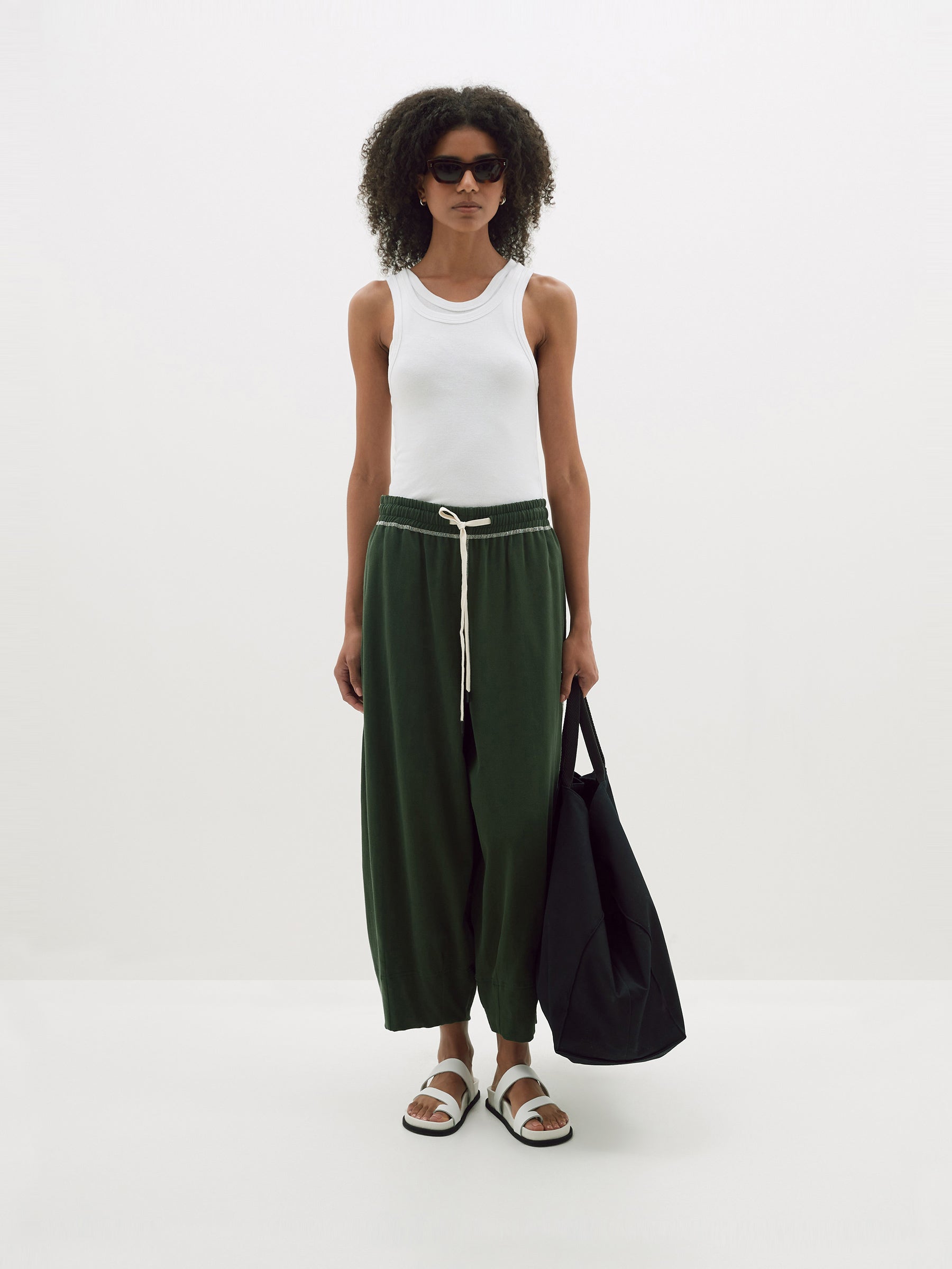 voluminous jersey pant