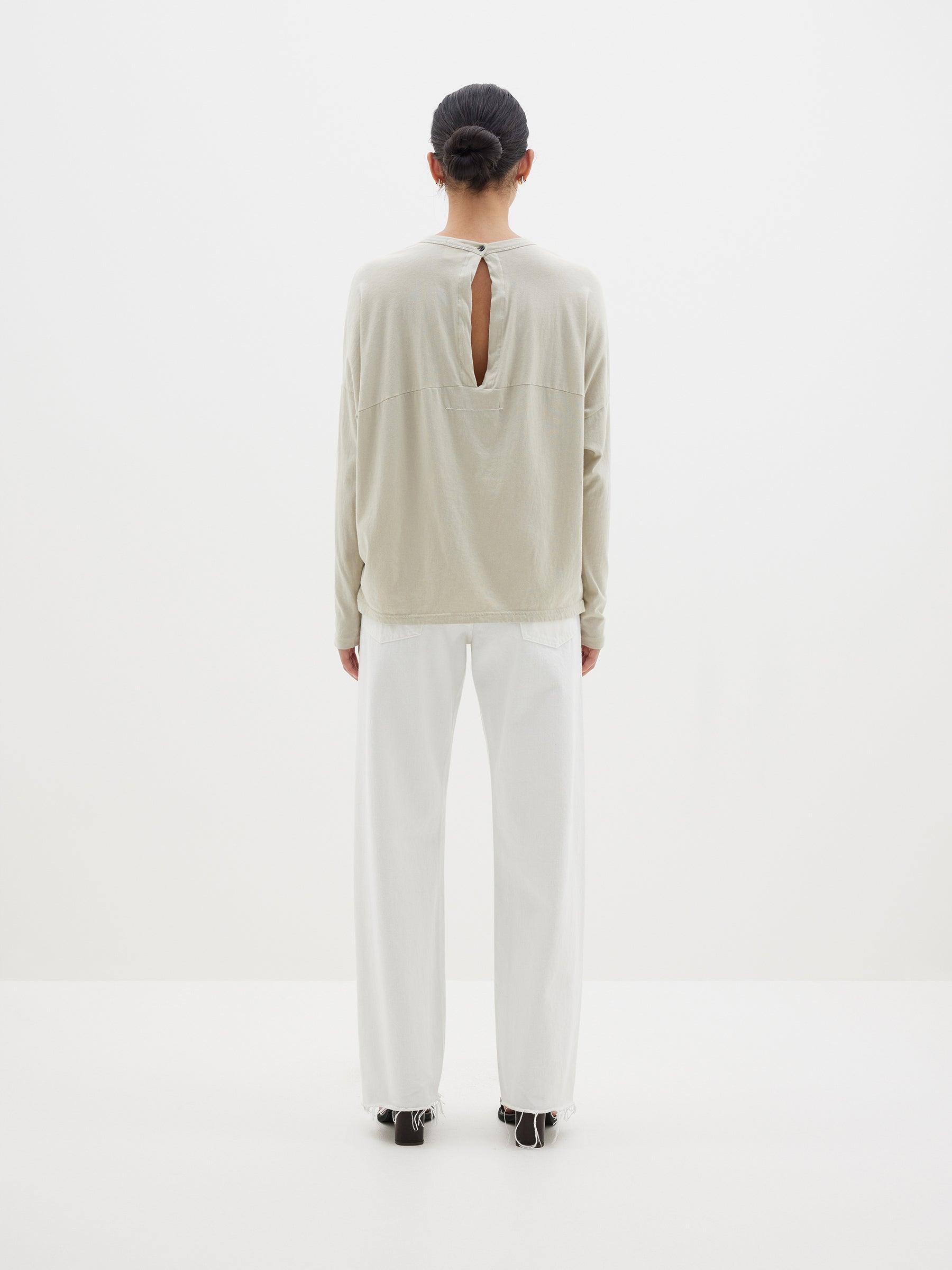 slouch circle long sleeve t.shirt