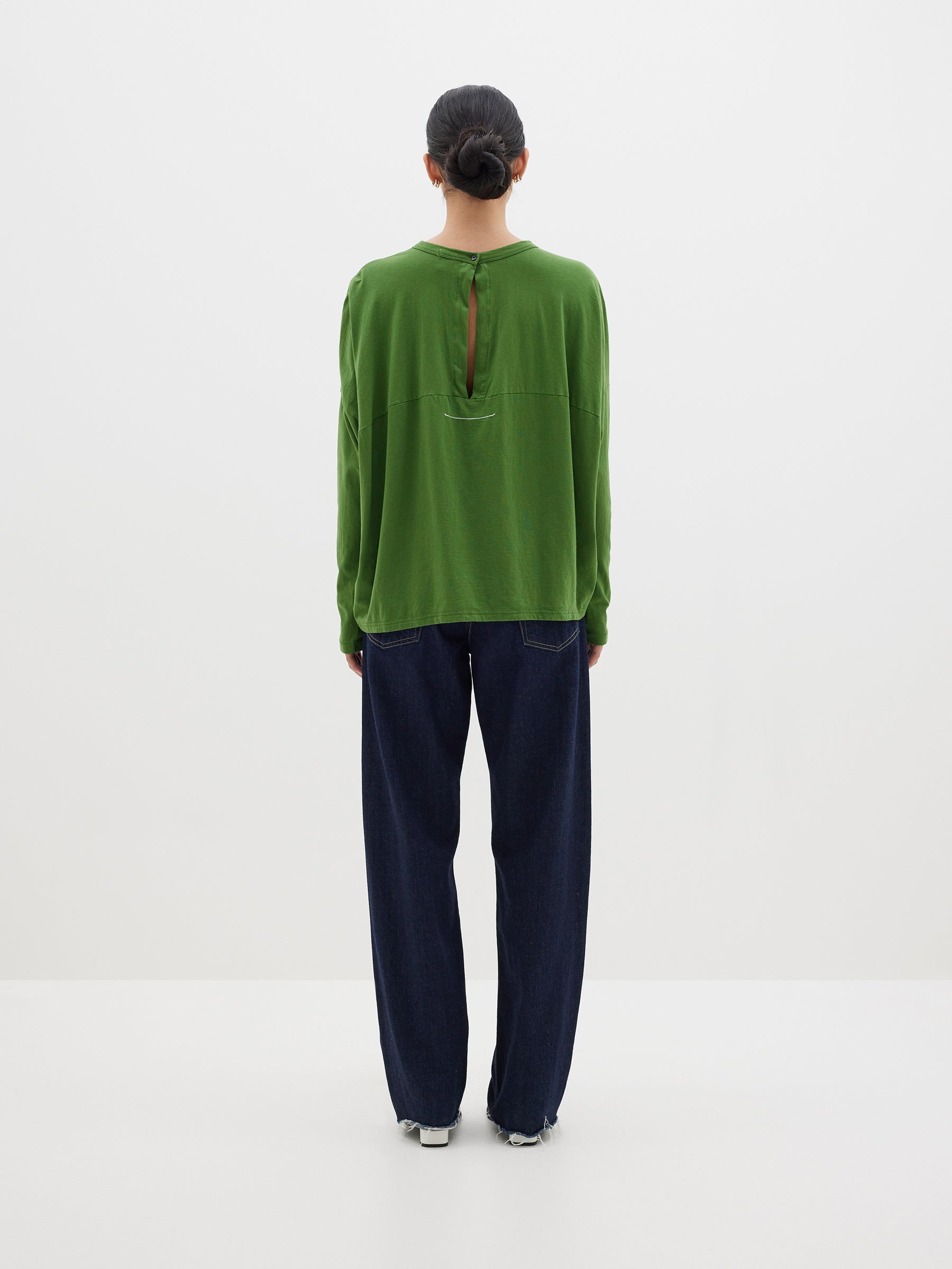 slouch circle long sleeve t.shirt