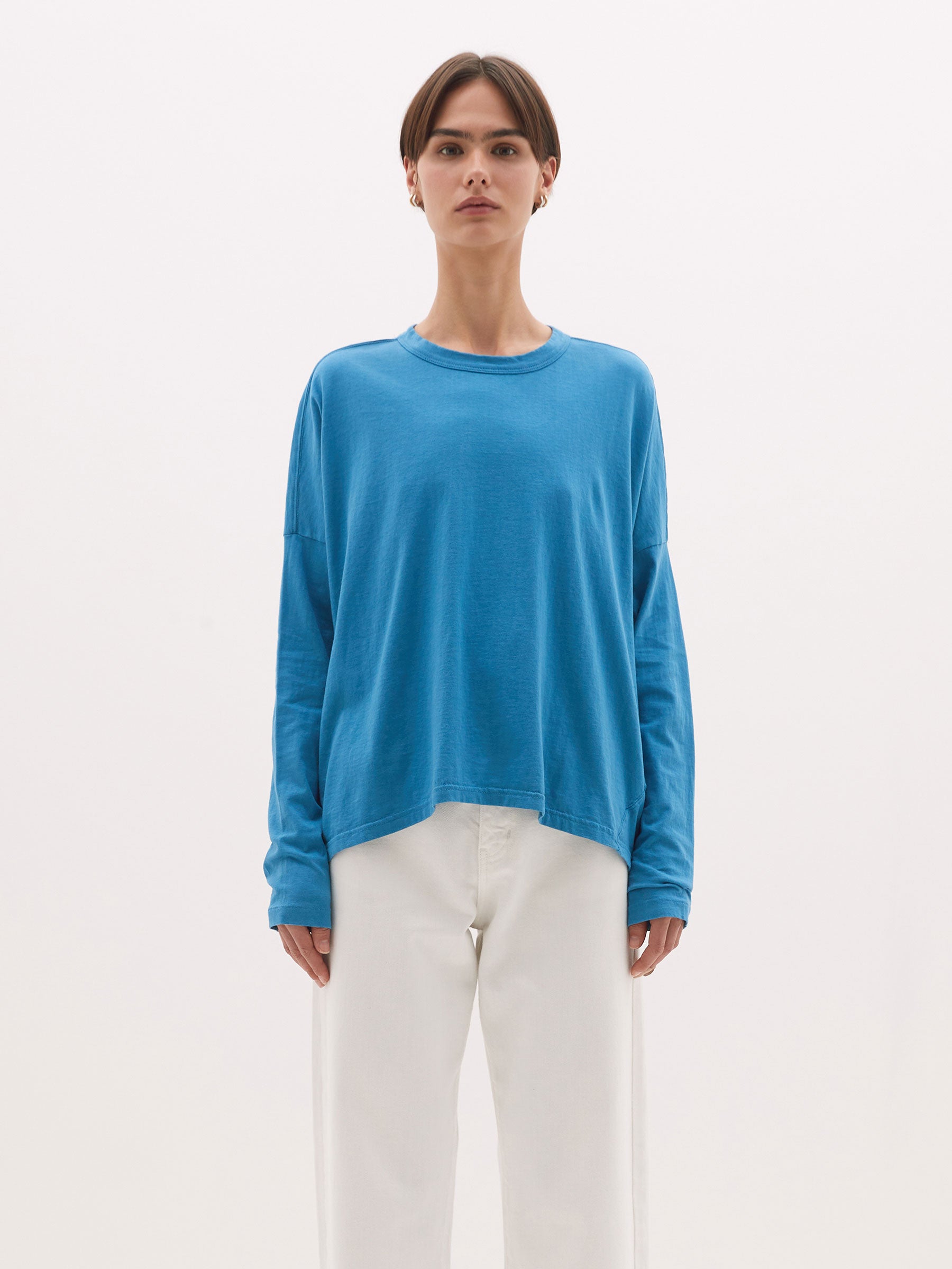 slouch circle long sleeve t.shirt