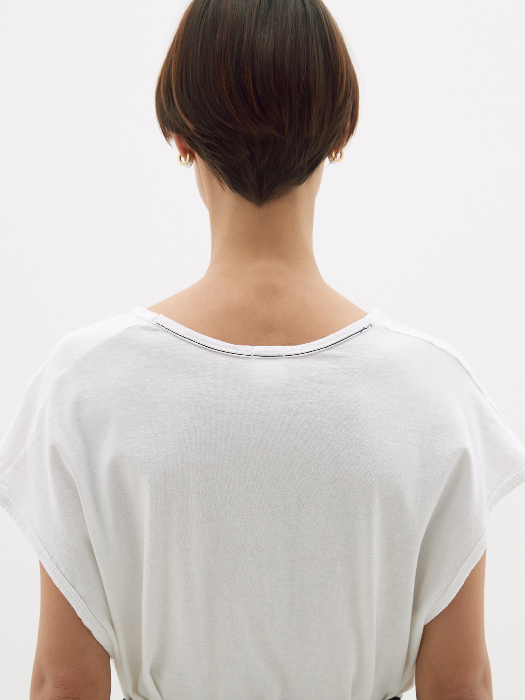 fine bind scoop neck tank