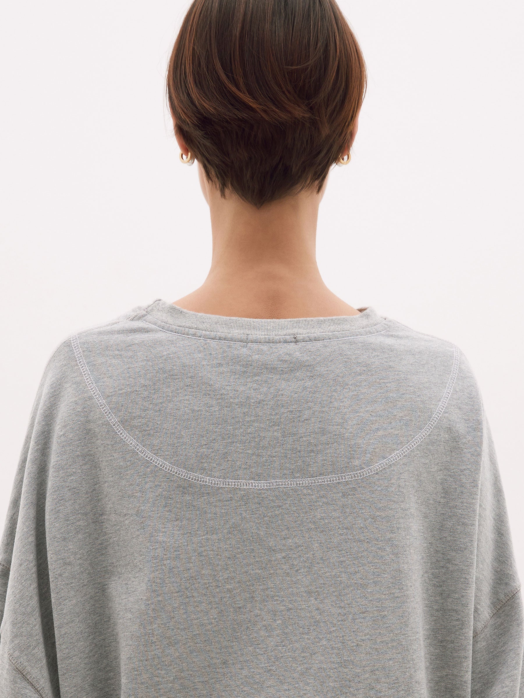 athletic stripe contrast sweat