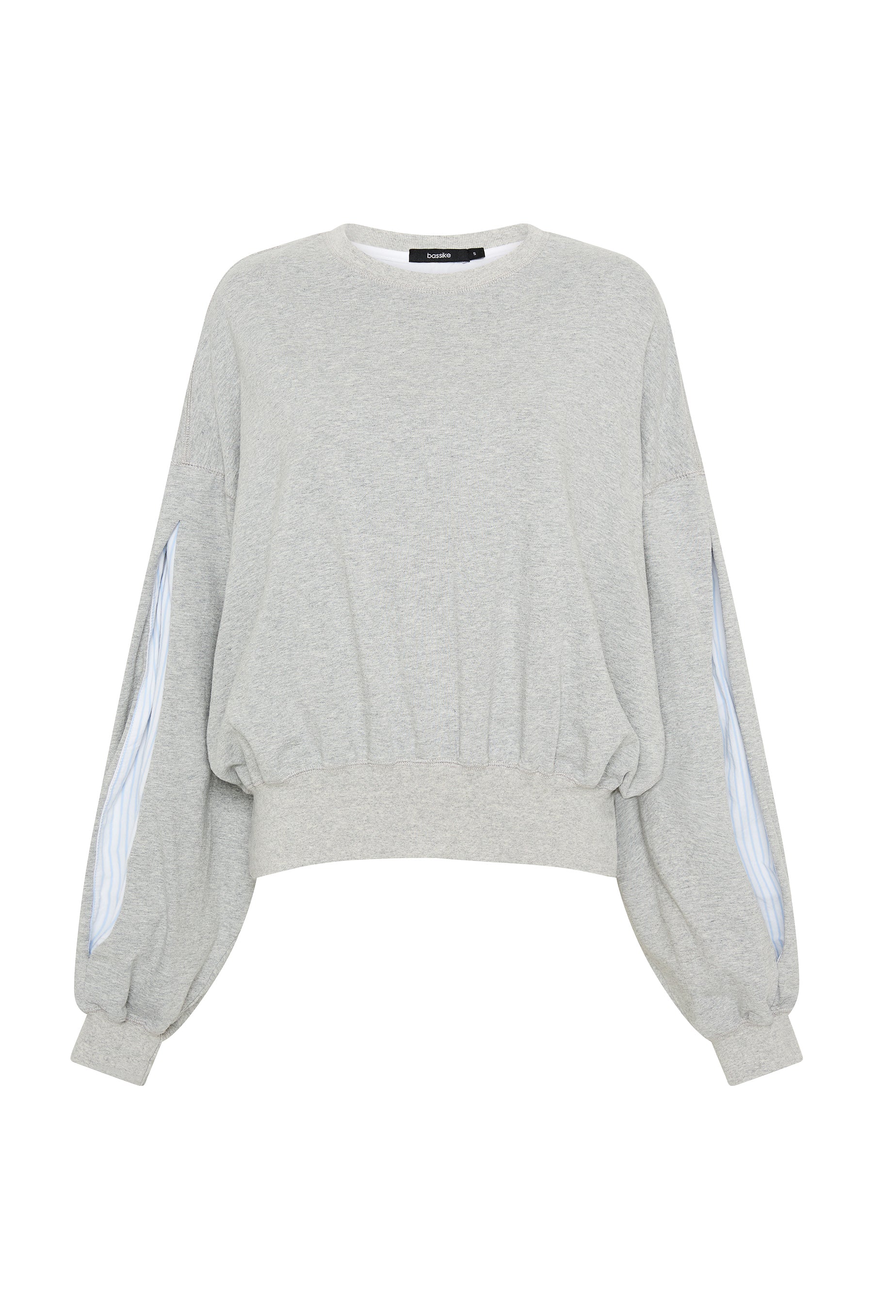 athletic stripe contrast sweat