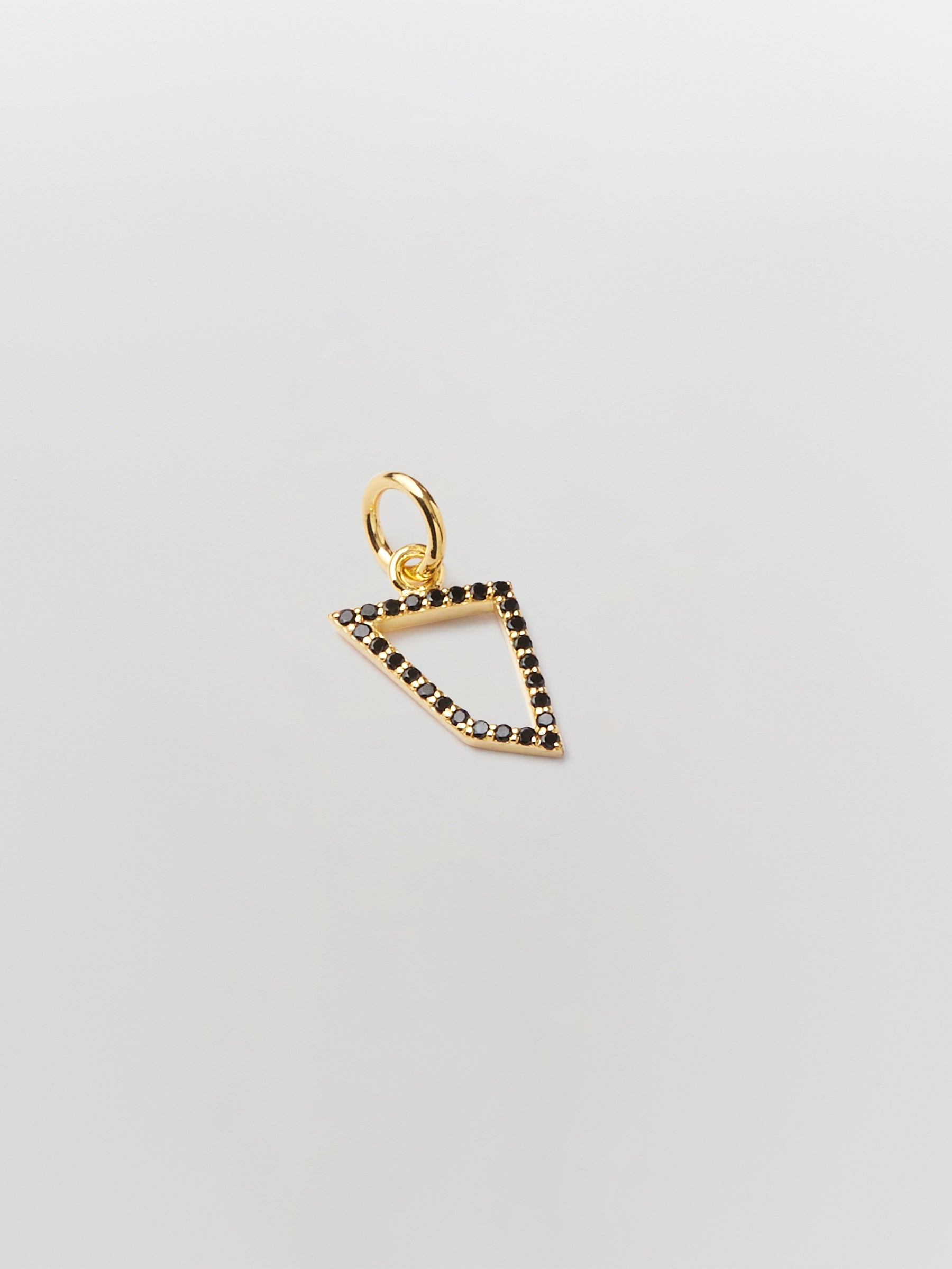 sener besim onyx triangle charm