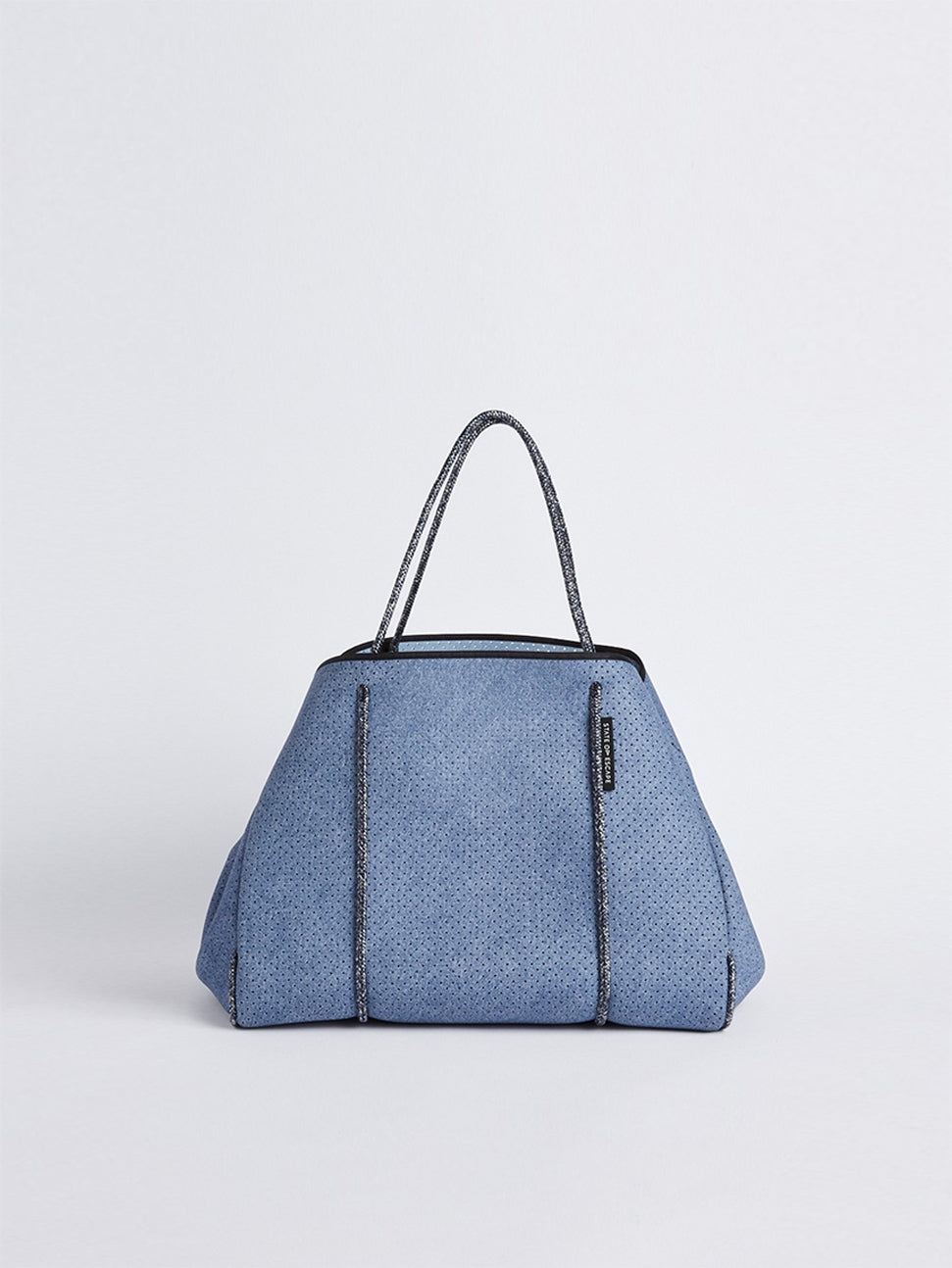 bassike state of escape carry all in double denim